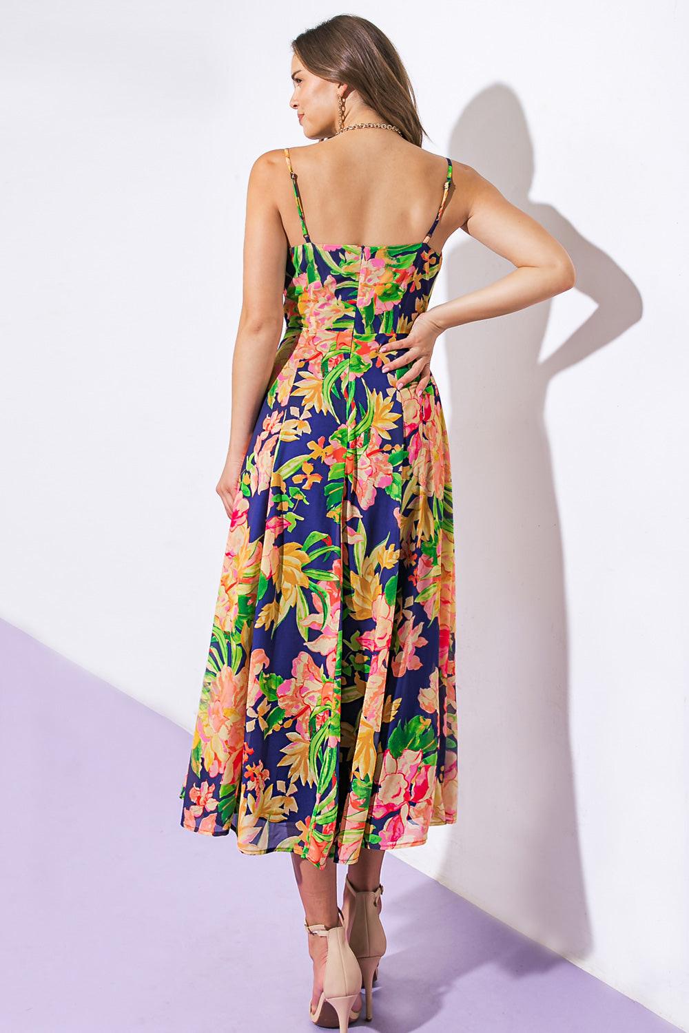 Sweetest Soul Woven Midi Dress from KADOU Boutique