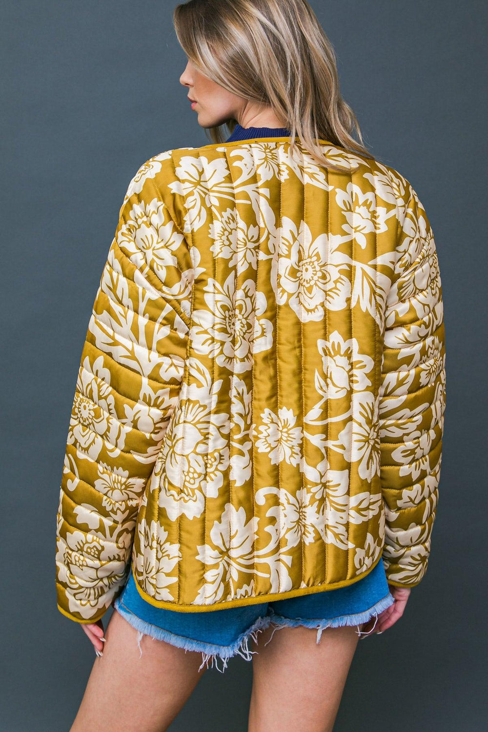 Totally Convinced Woven Puff Jacket from KADOU Boutique