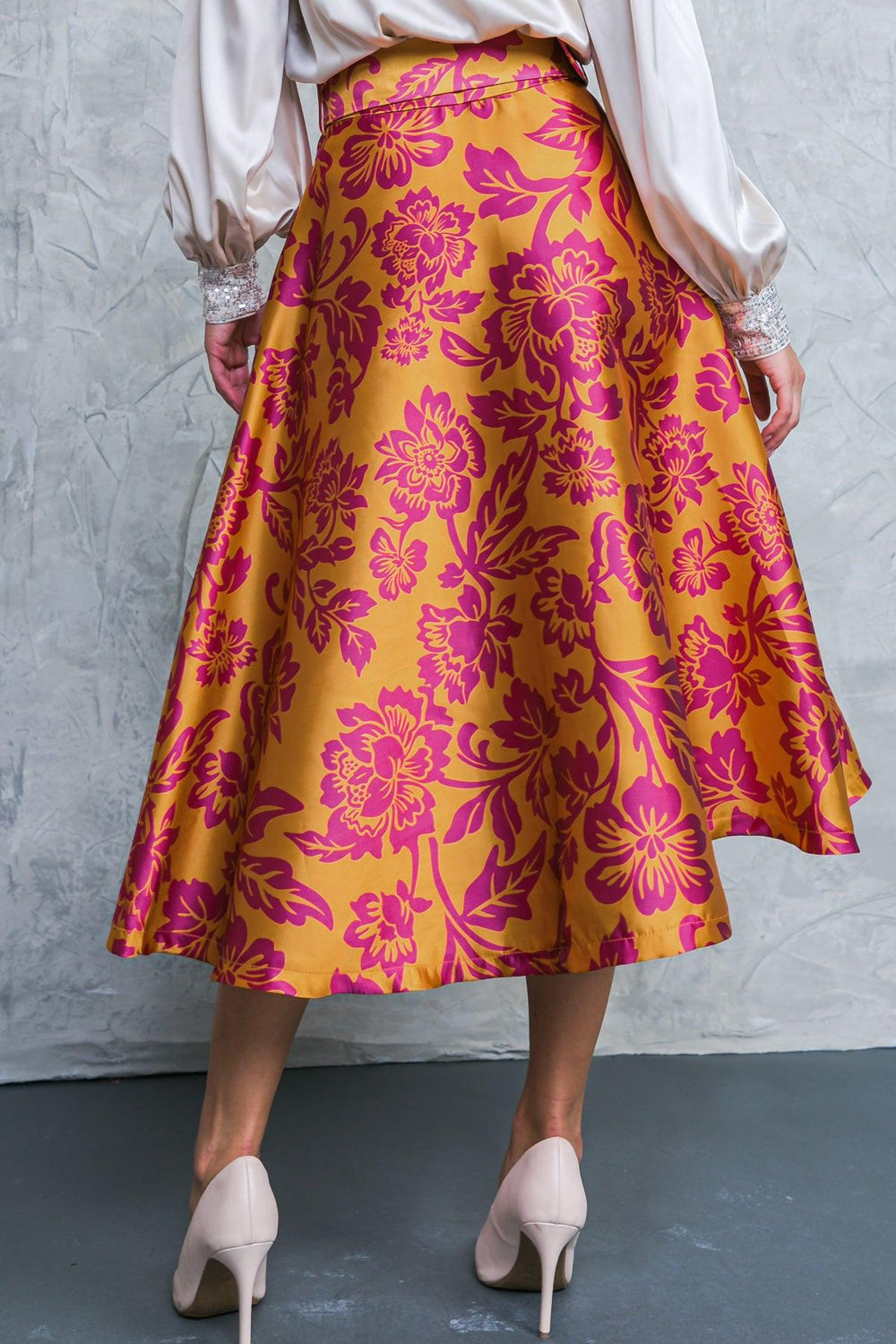 Perfect Refinement Woven Skirt from KADOU Boutique