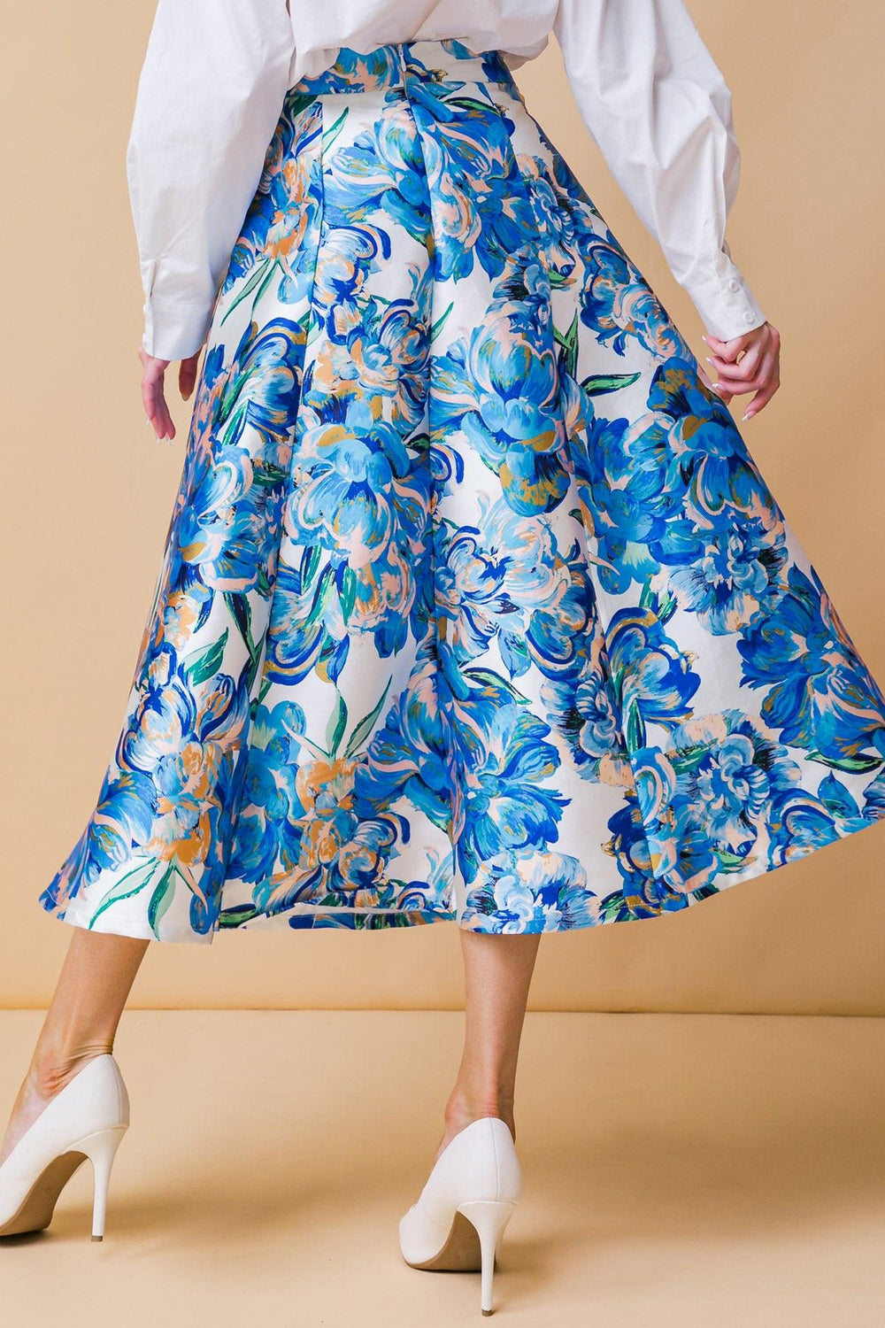 Limitless Radiance Woven Skirt from KADOU Boutique