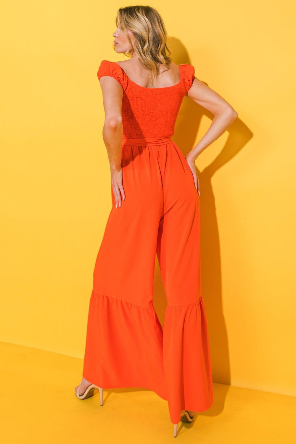 Smile Afternoon in Woven Jumpsuit from KADOU Boutique