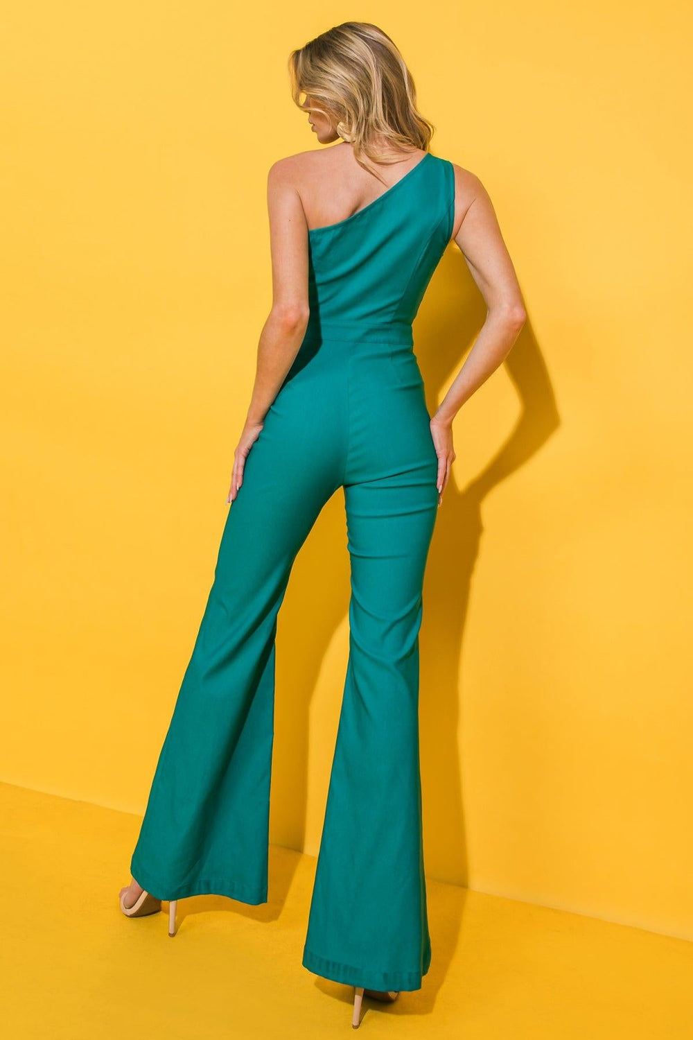 Vivid Passion Solid Jumpsuit from KADOU Boutique