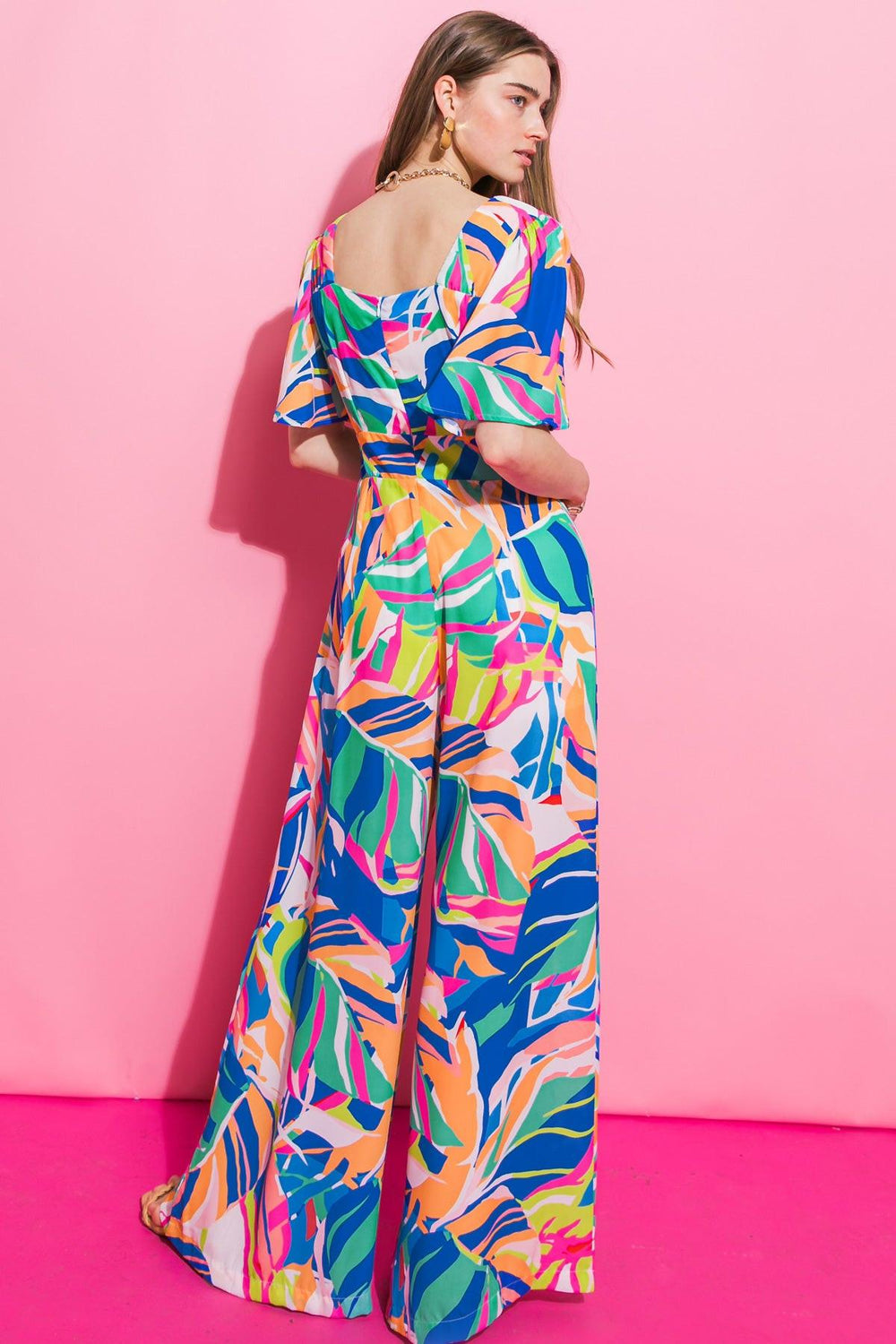 Whitewater Bay Woven Jumpsuit from KADOU Boutique