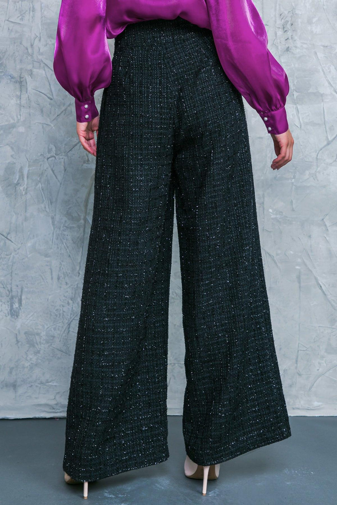 Always Praiseworthy Tweed Pants from KADOU Boutique