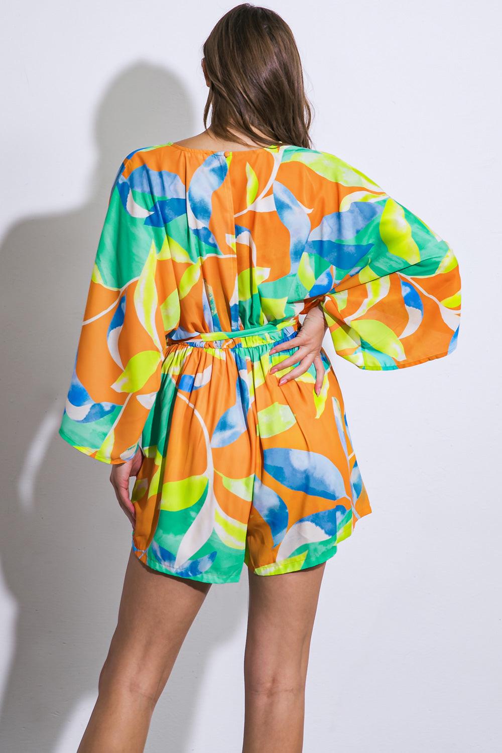 Quitting Time Woven Romper from KADOU Boutique