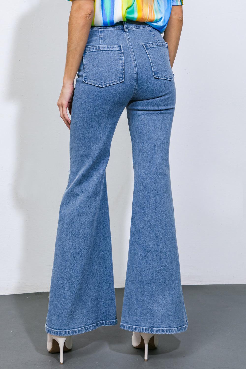 Under the Tuscan Sun Denim Pants from KADOU Boutique