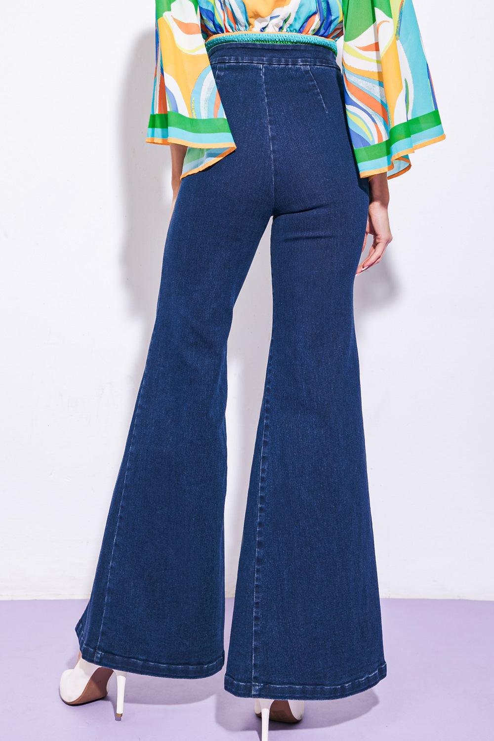 There for You Denim Pants from KADOU Boutique