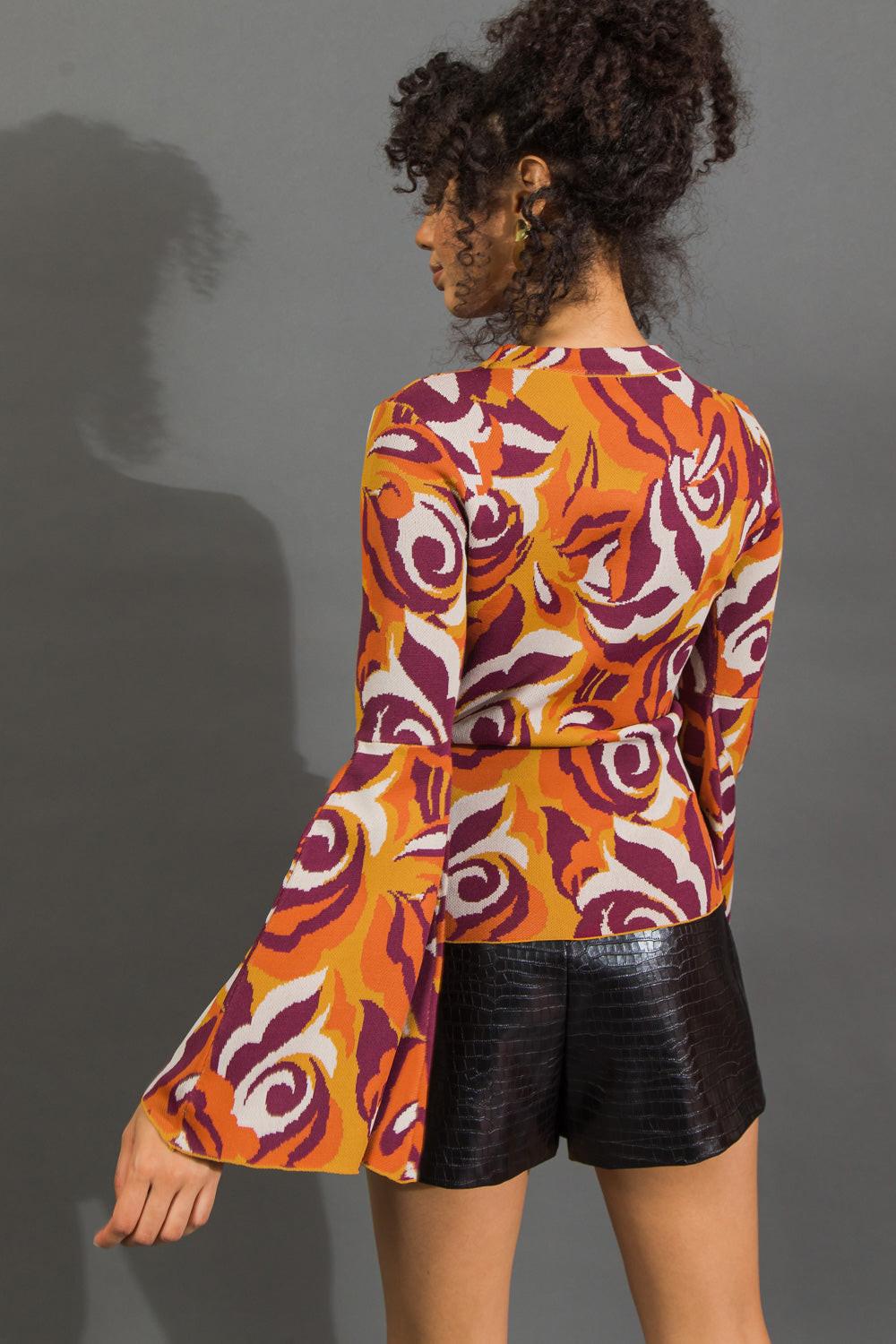 Her Favorite Features Sweater Top from KADOU Boutique