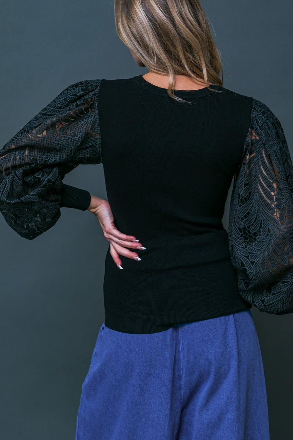 Leisure Life Sweater Top from KADOU Boutique