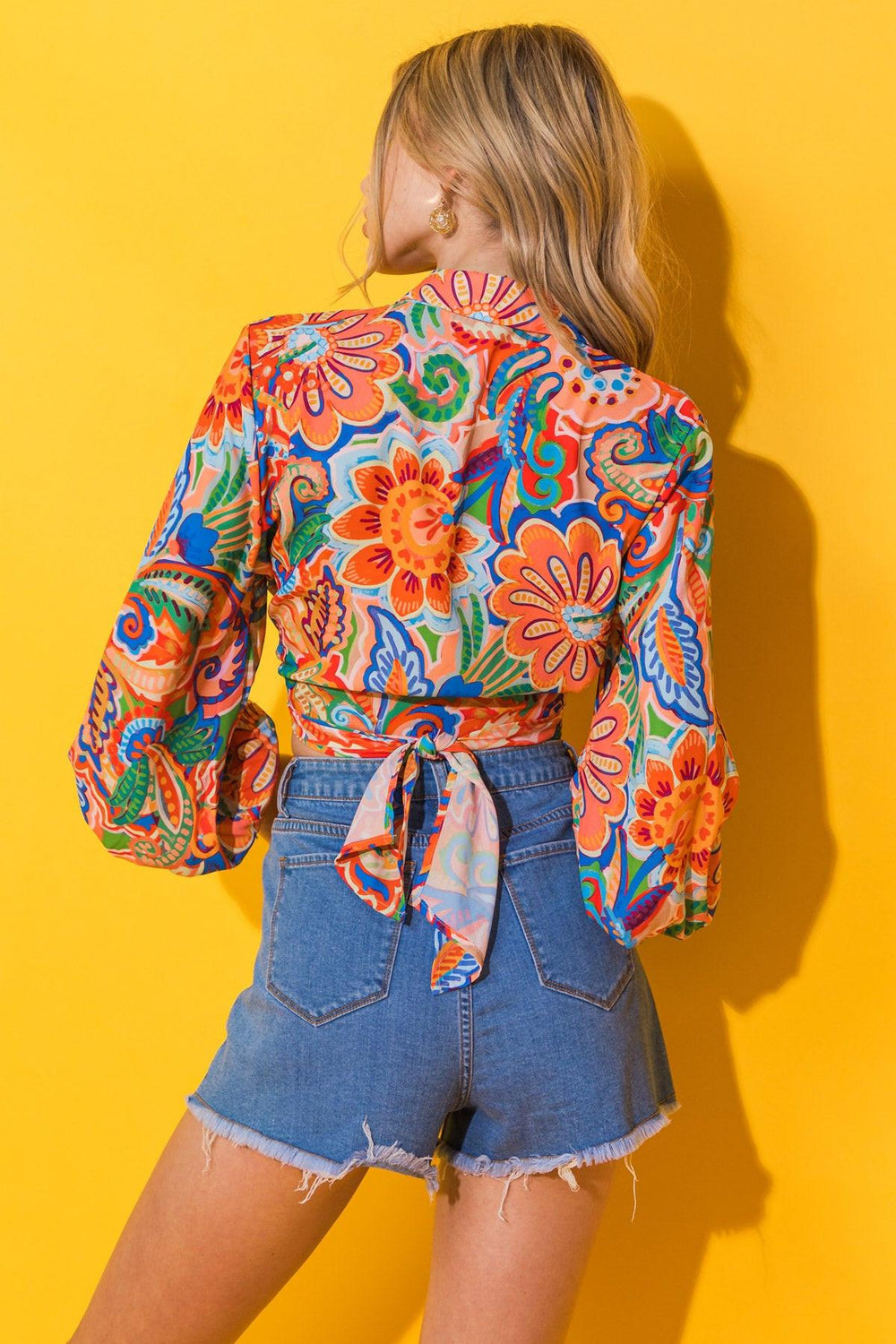 My Happy Place Woven Top from KADOU Boutique