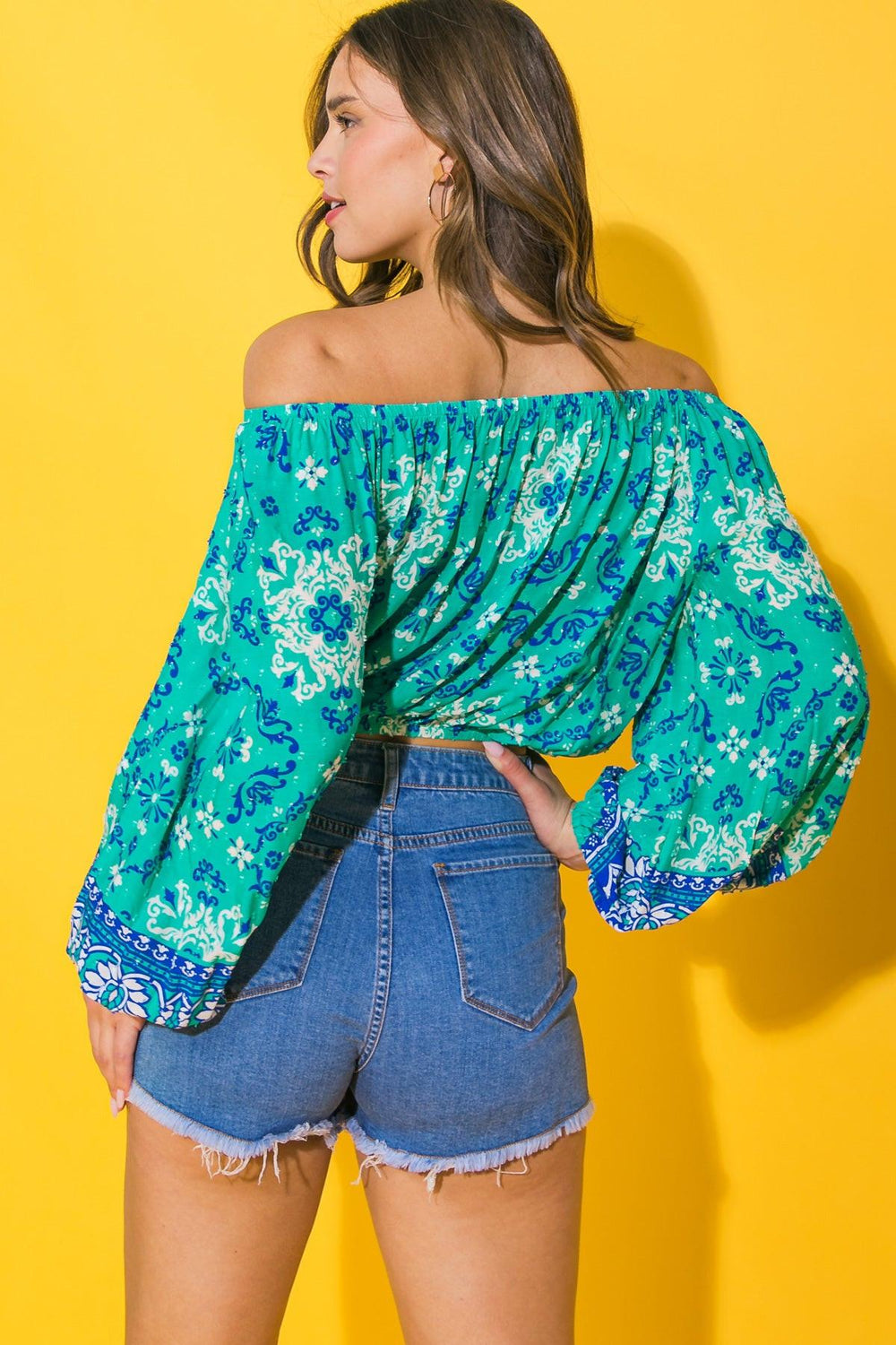Send My Love Woven Top from KADOU Boutique