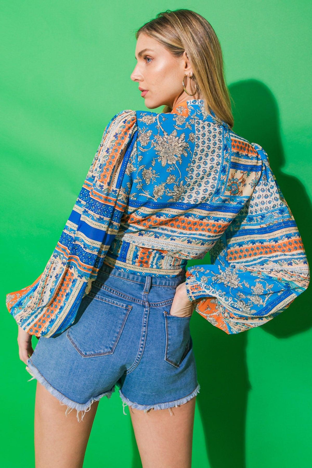Lovely Fame Woven Top from KADOU Boutique