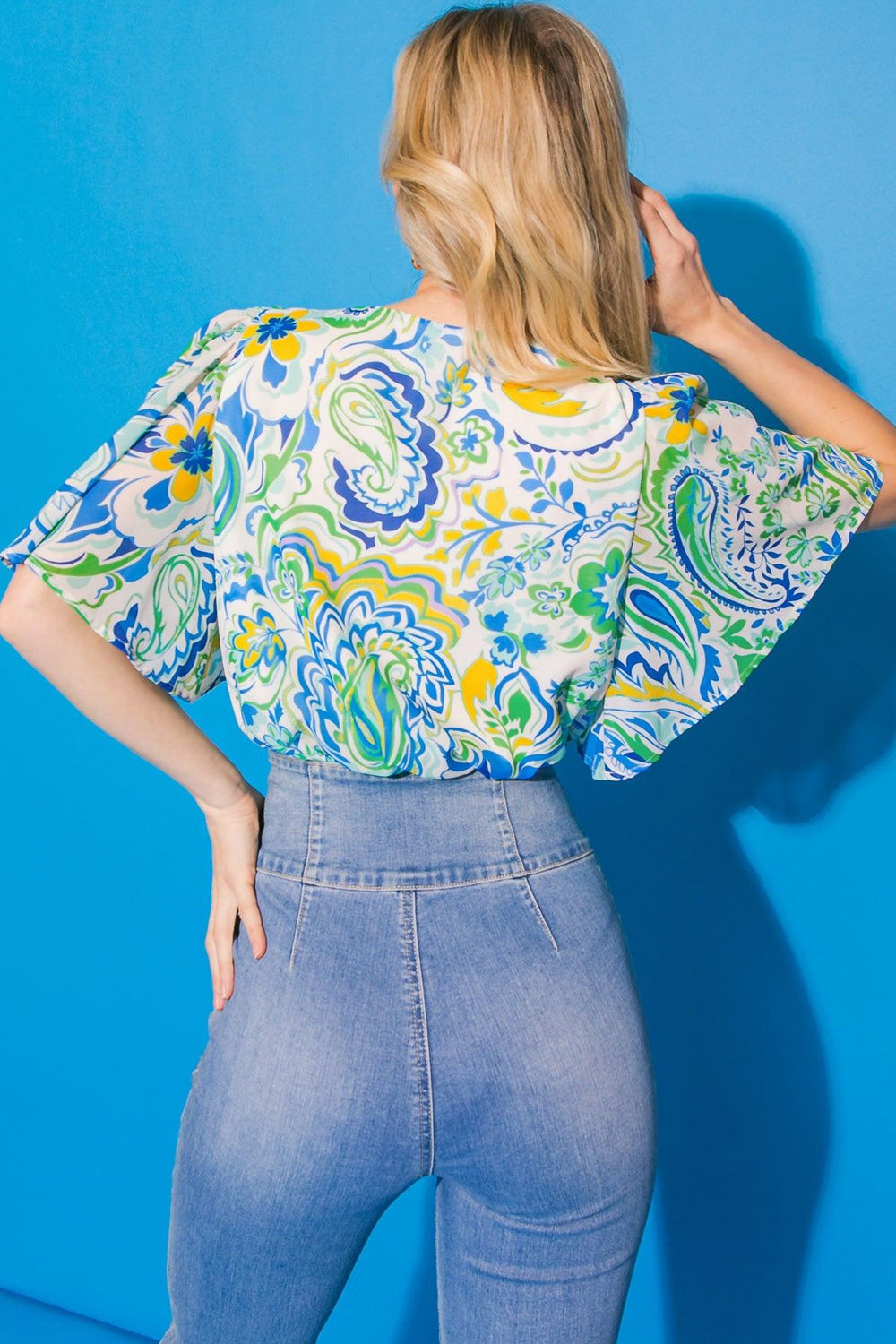 Fanciful Feat Woven Bodysuit from KADOU Boutique