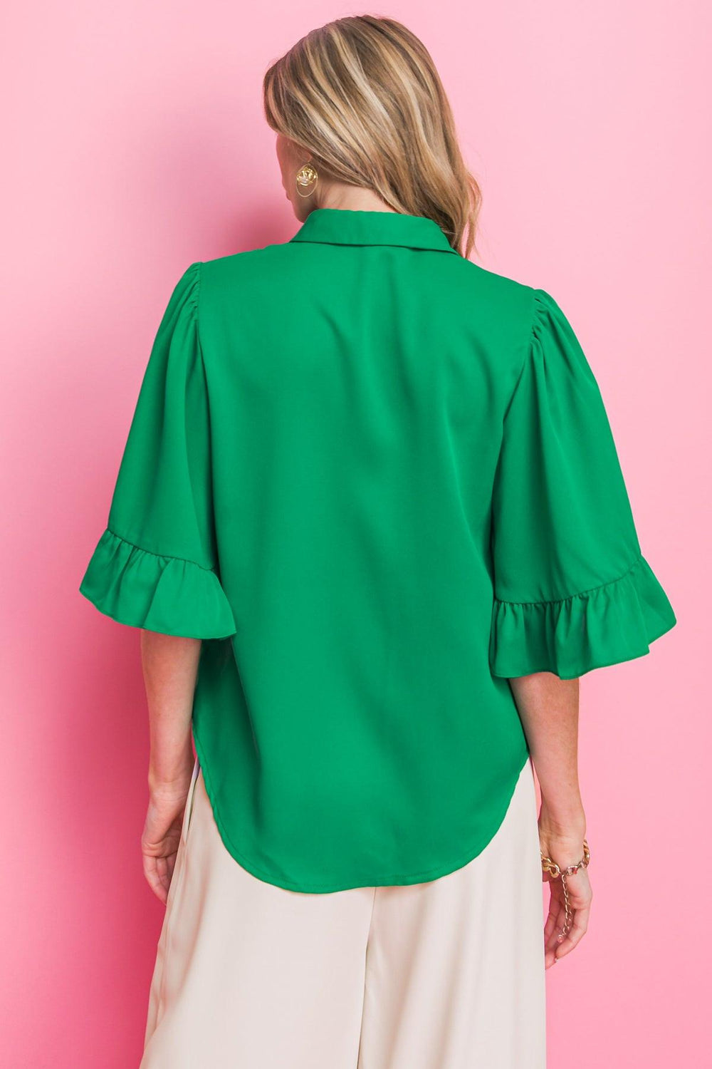 Back to Business Woven Top from KADOU Boutique