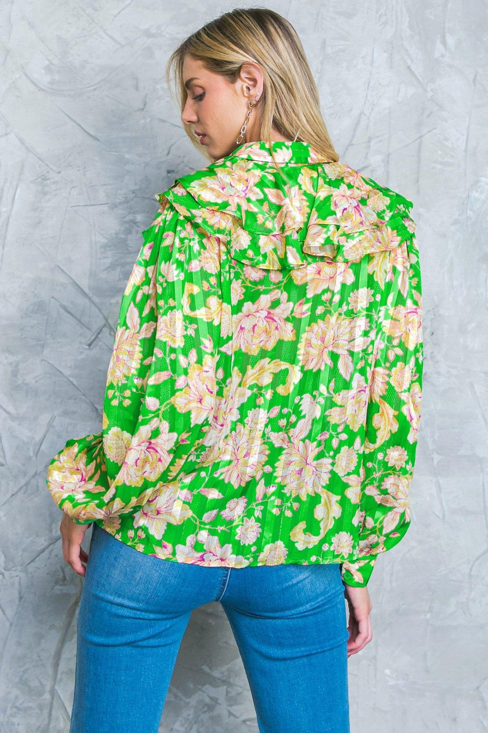Stuck On an Island Woven Top from KADOU Boutique
