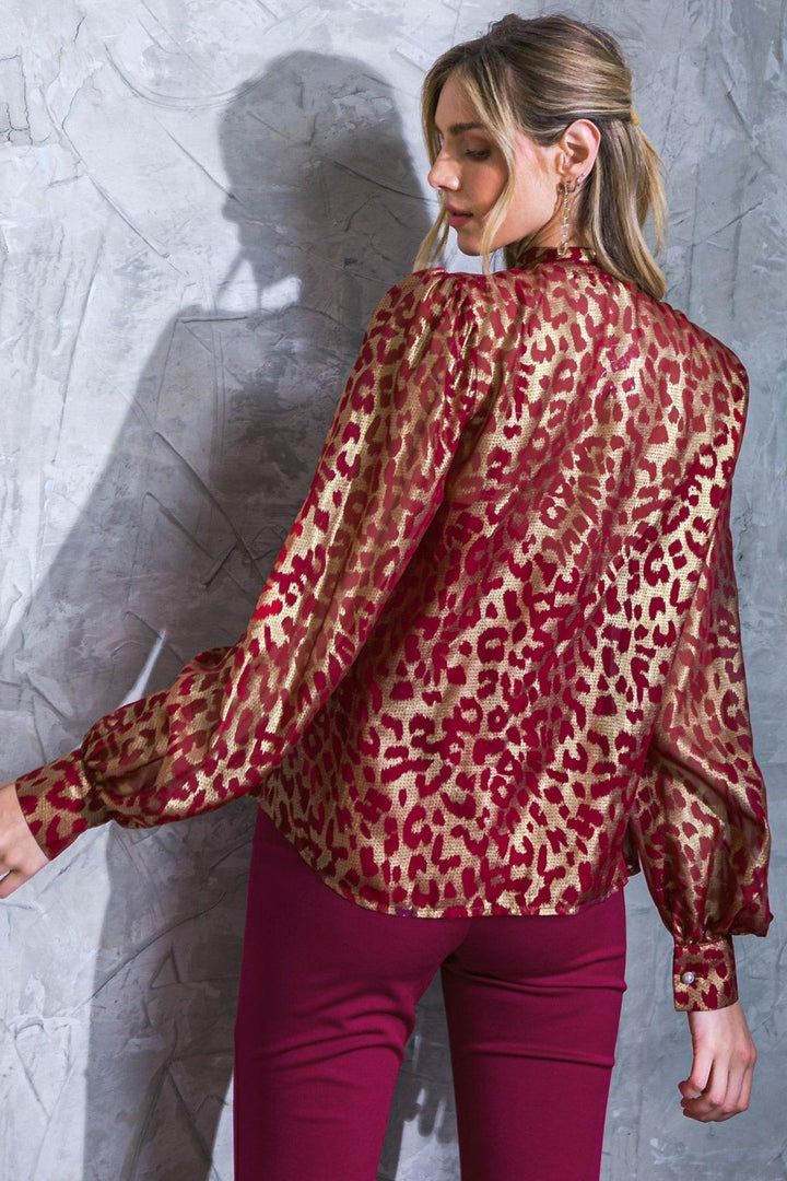 Beyond Compare Semi Sheer Blouse from KADOU Boutique