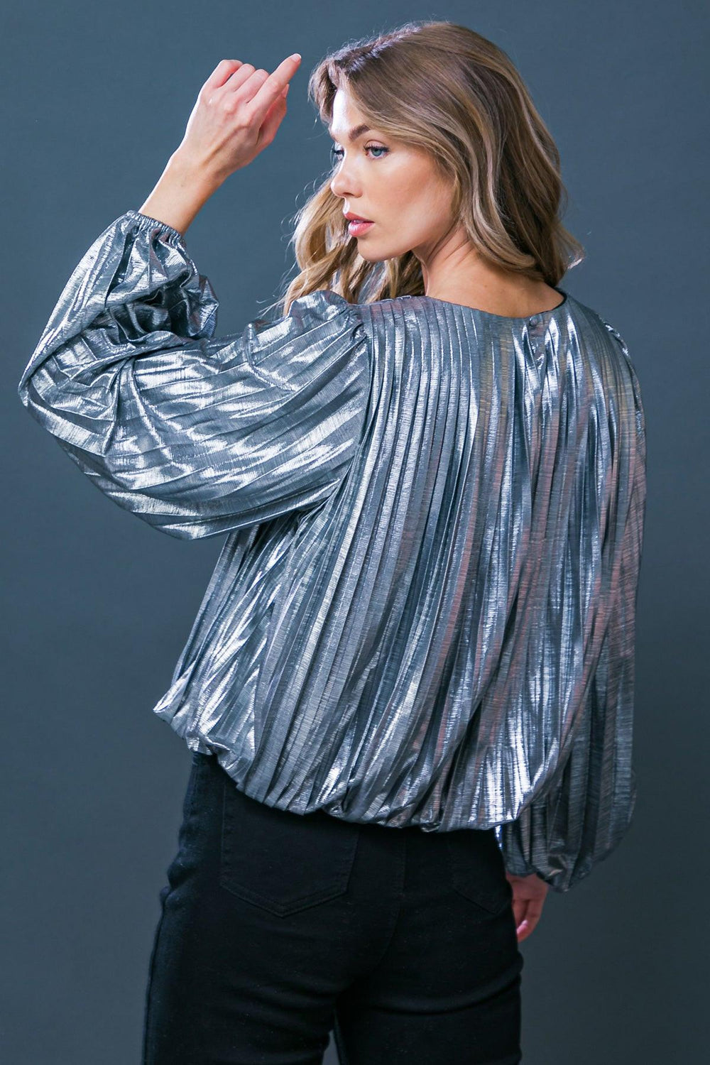 Key It Down Woven Top from KADOU Boutique