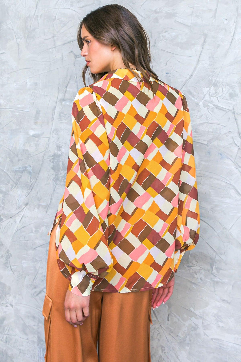 Enjoy Each Day Woven Top from KADOU Boutique