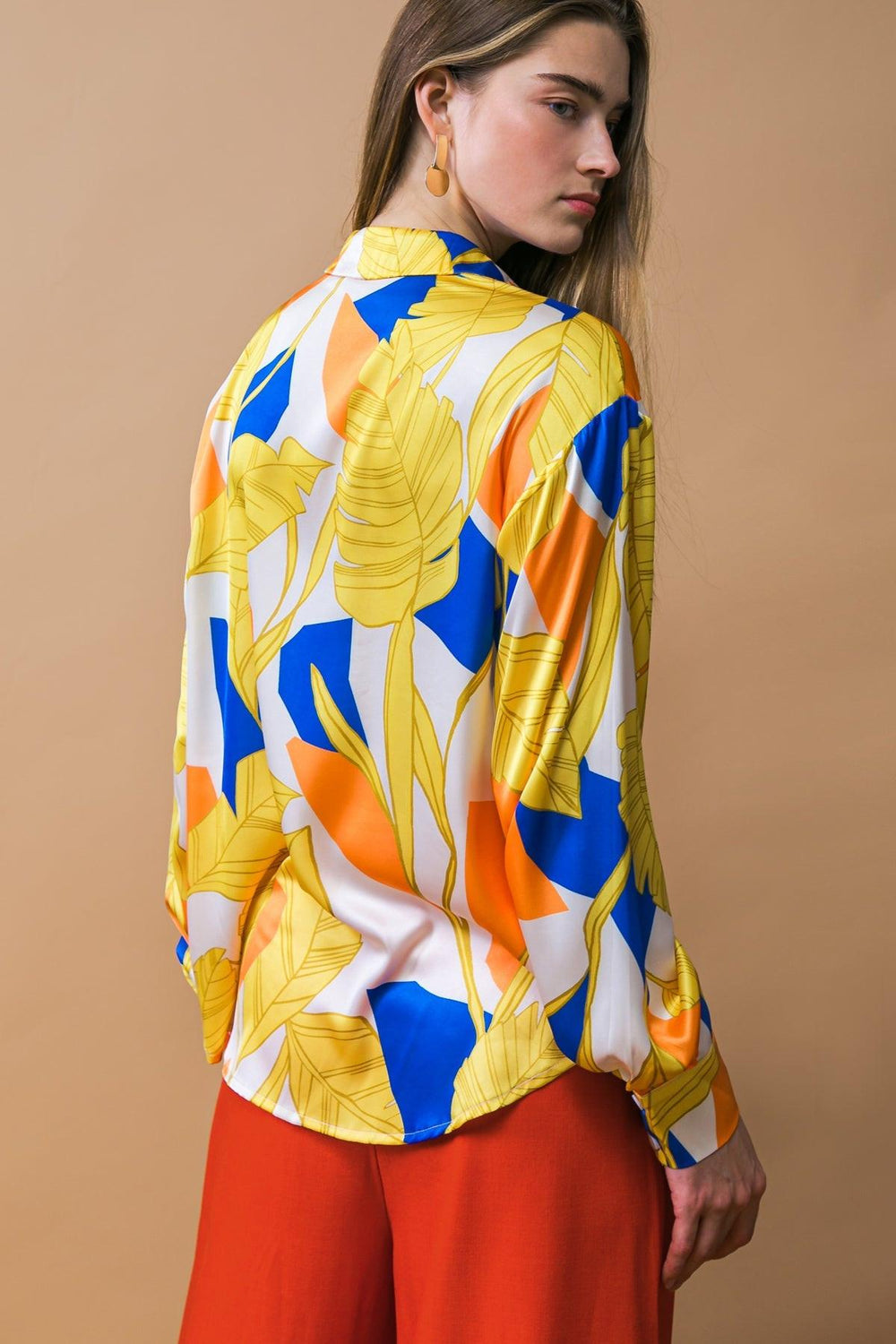 Listen to Her Woven Top from KADOU Boutique
