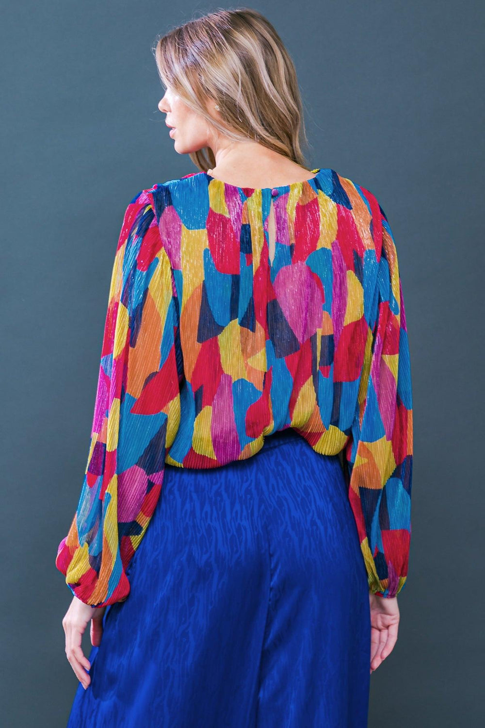 Feeling Delightful Woven Top from KADOU Boutique