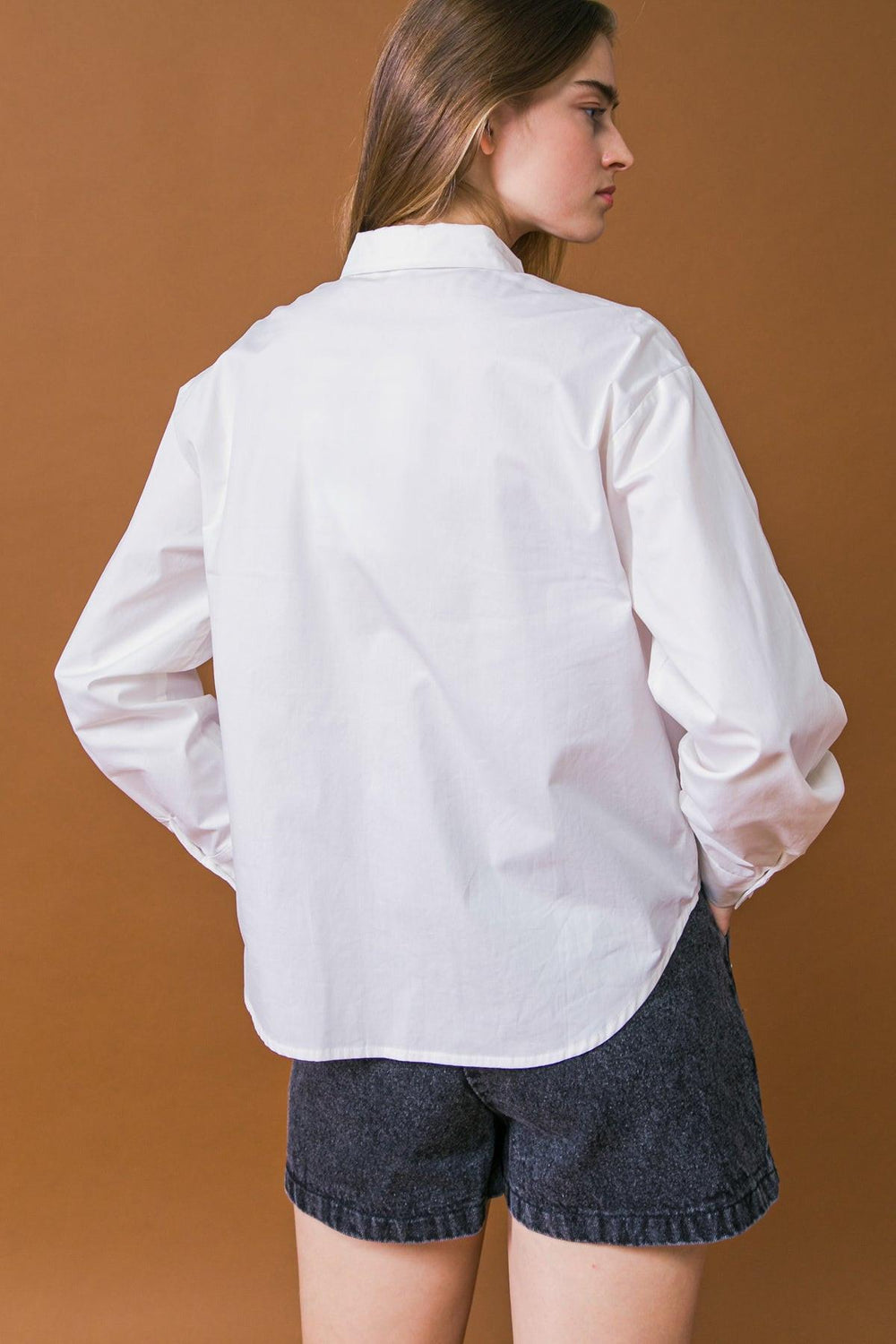 Hit or Miss Poplin Shirt from KADOU Boutique