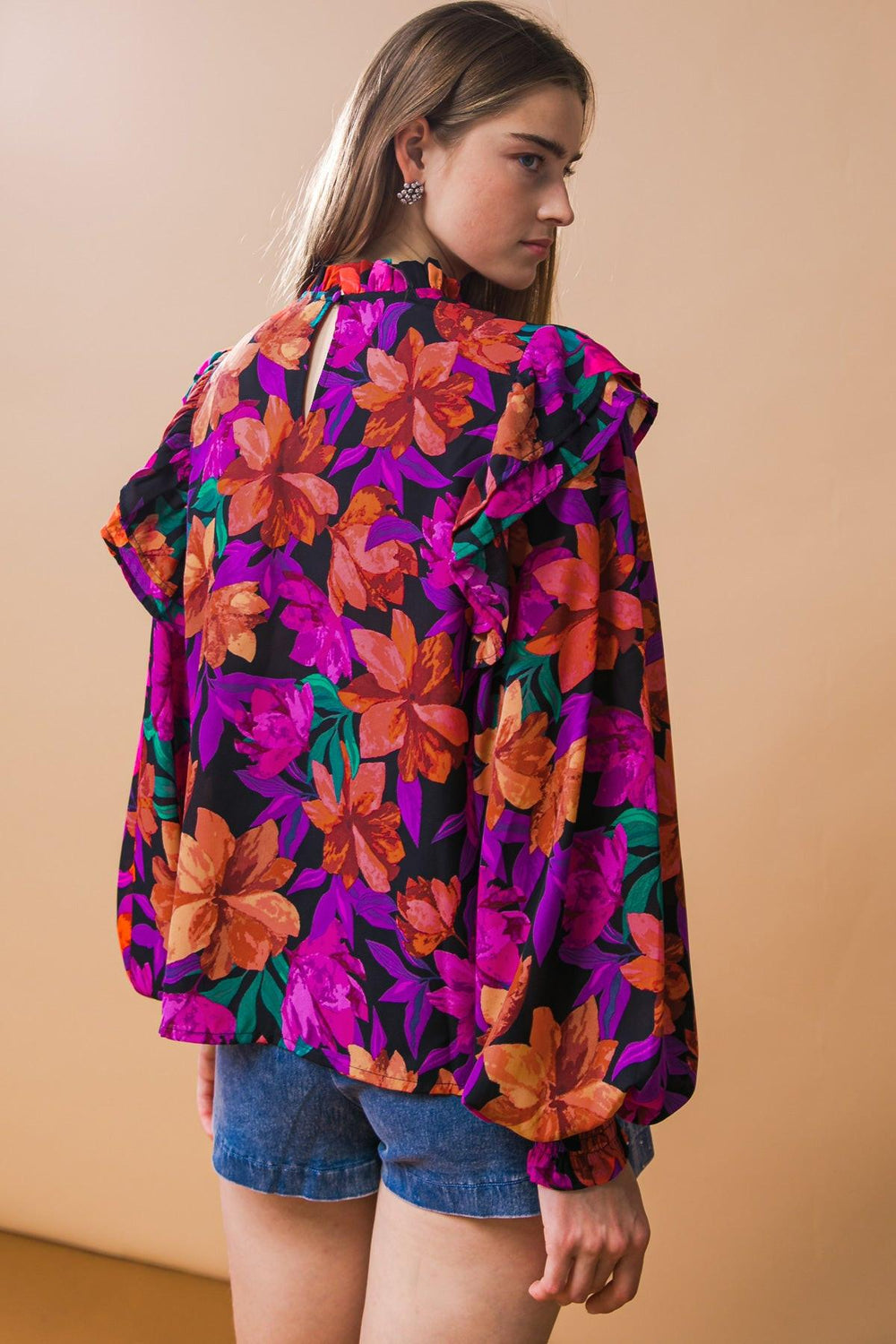 Moody Sweetie Woven Top from KADOU Boutique