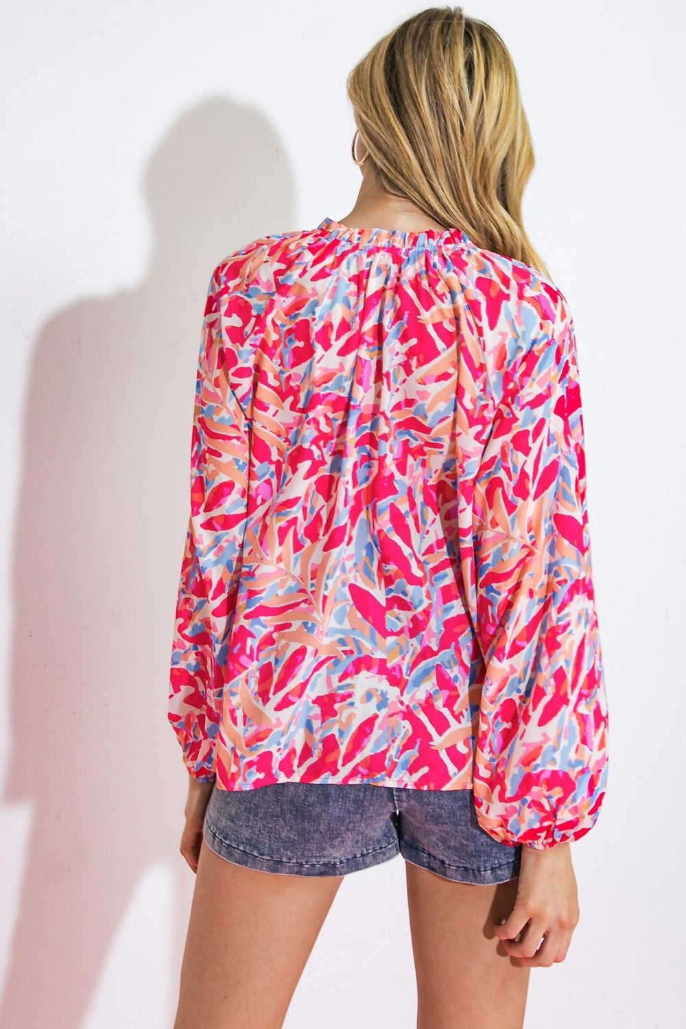 Mistletoe Moment Woven Top from KADOU Boutique