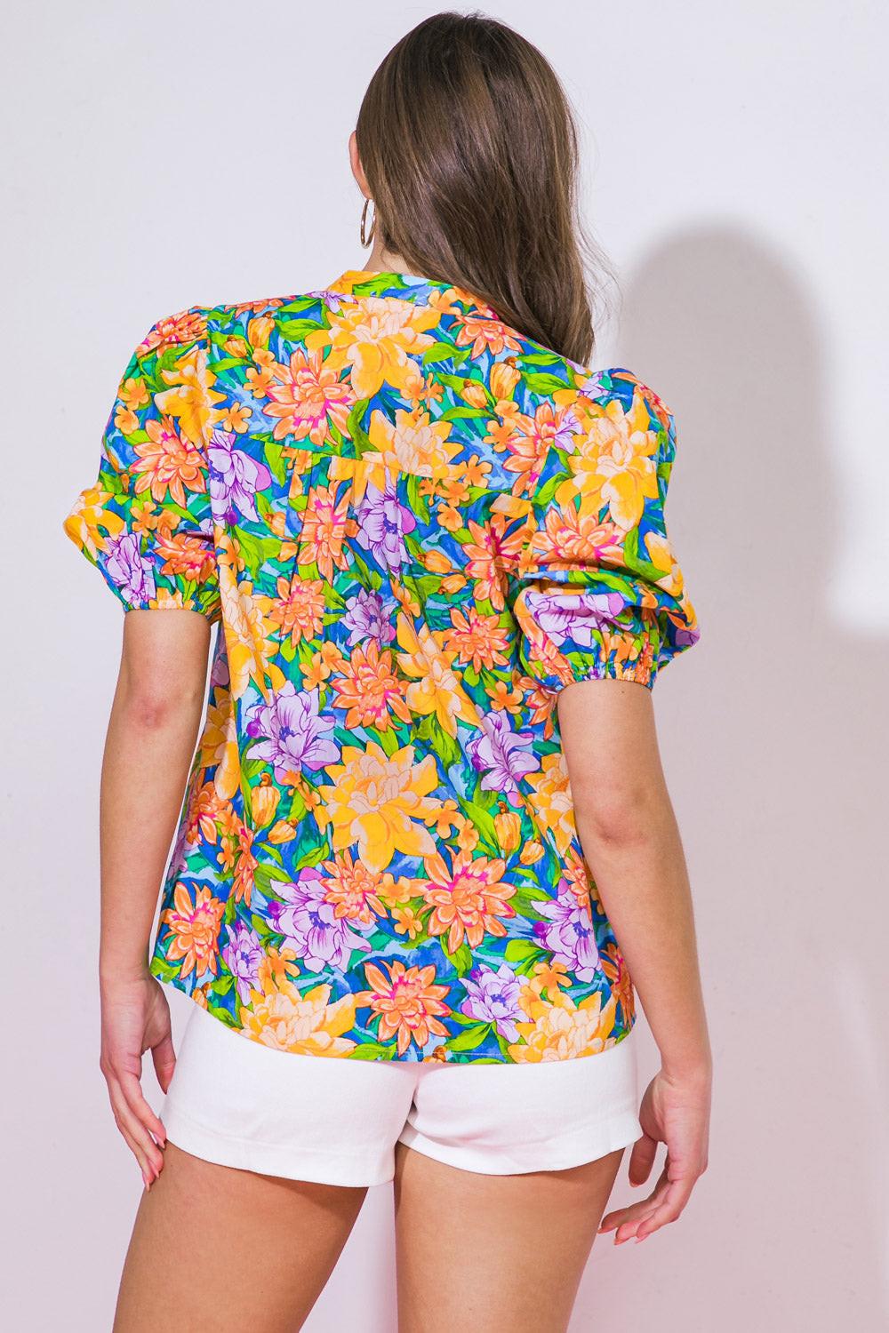 Grateful Life Woven Top from KADOU Boutique