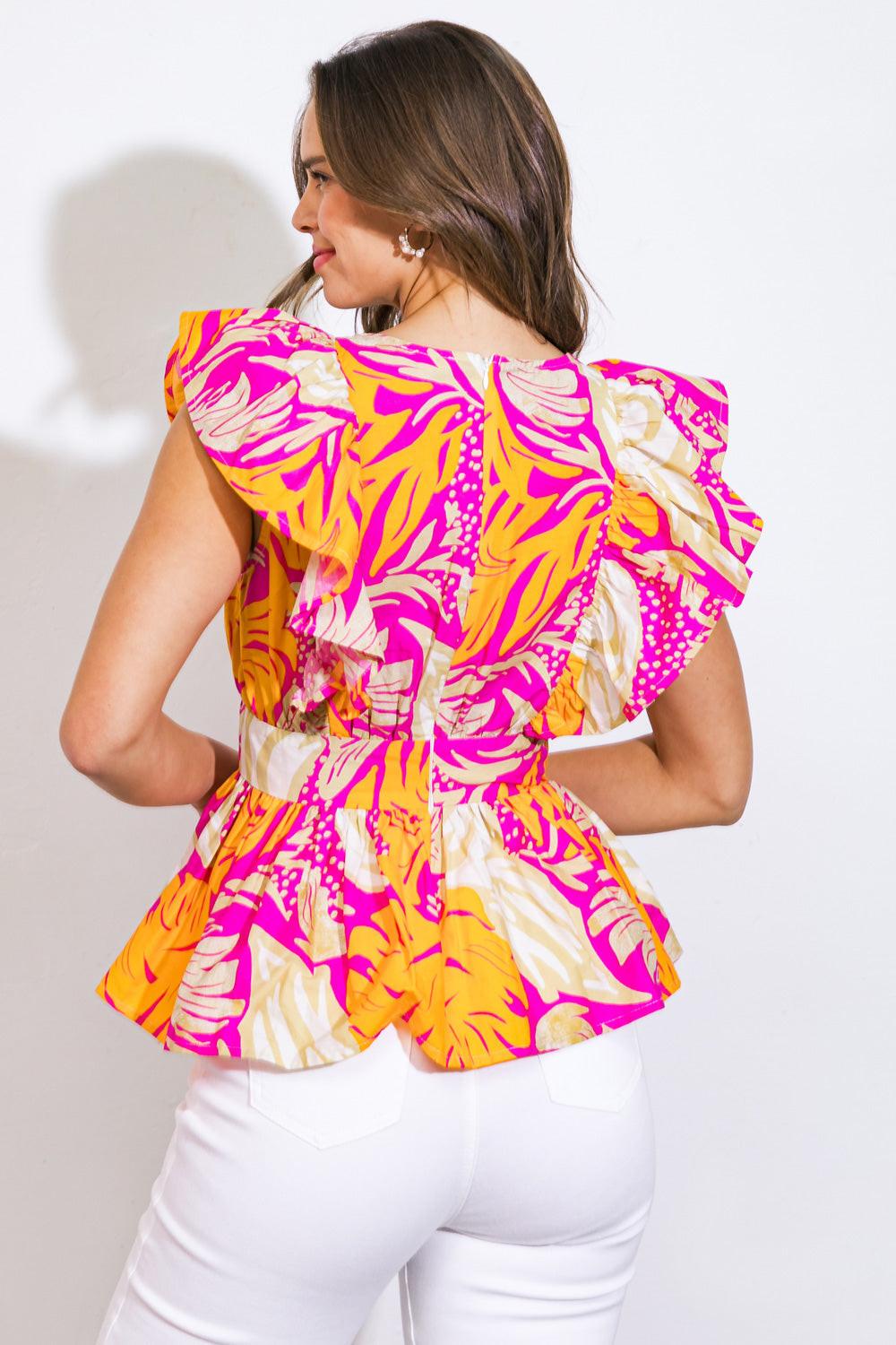 Need a Little More Woven Top from KADOU Boutique