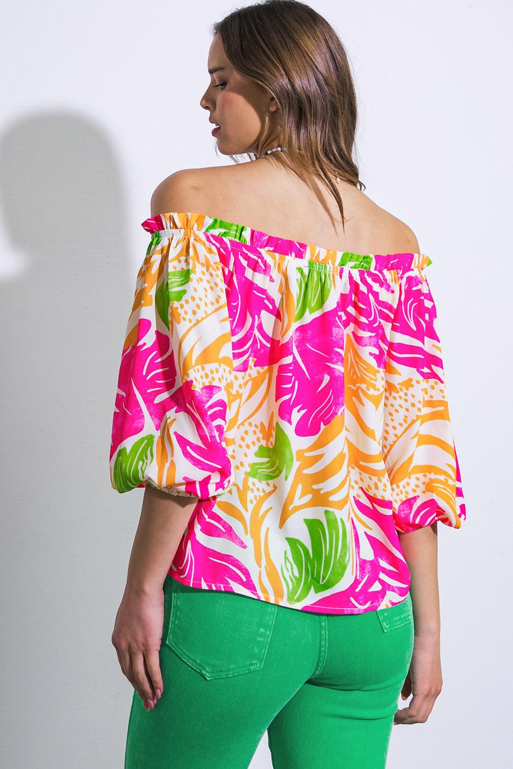 Breaking Hearts Woven Top from KADOU Boutique
