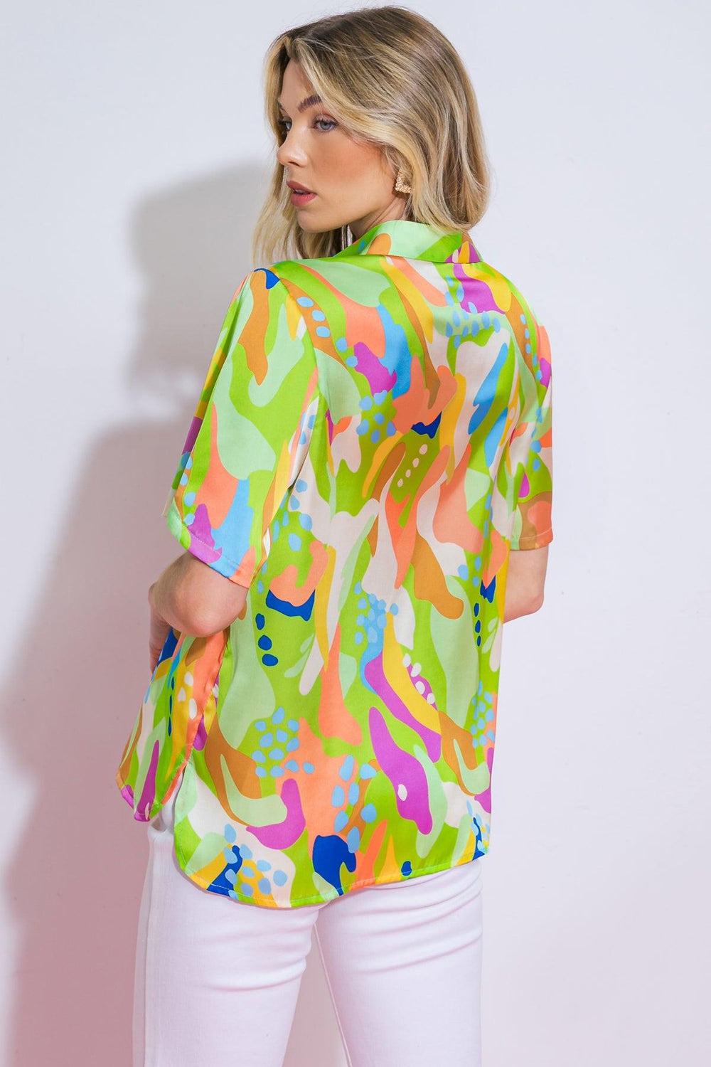 Up for Anything Woven Top from KADOU Boutique