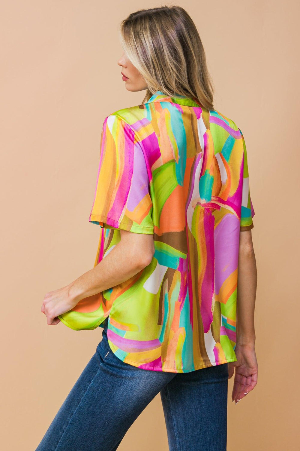 Elevated Option Woven Top from KADOU Boutique