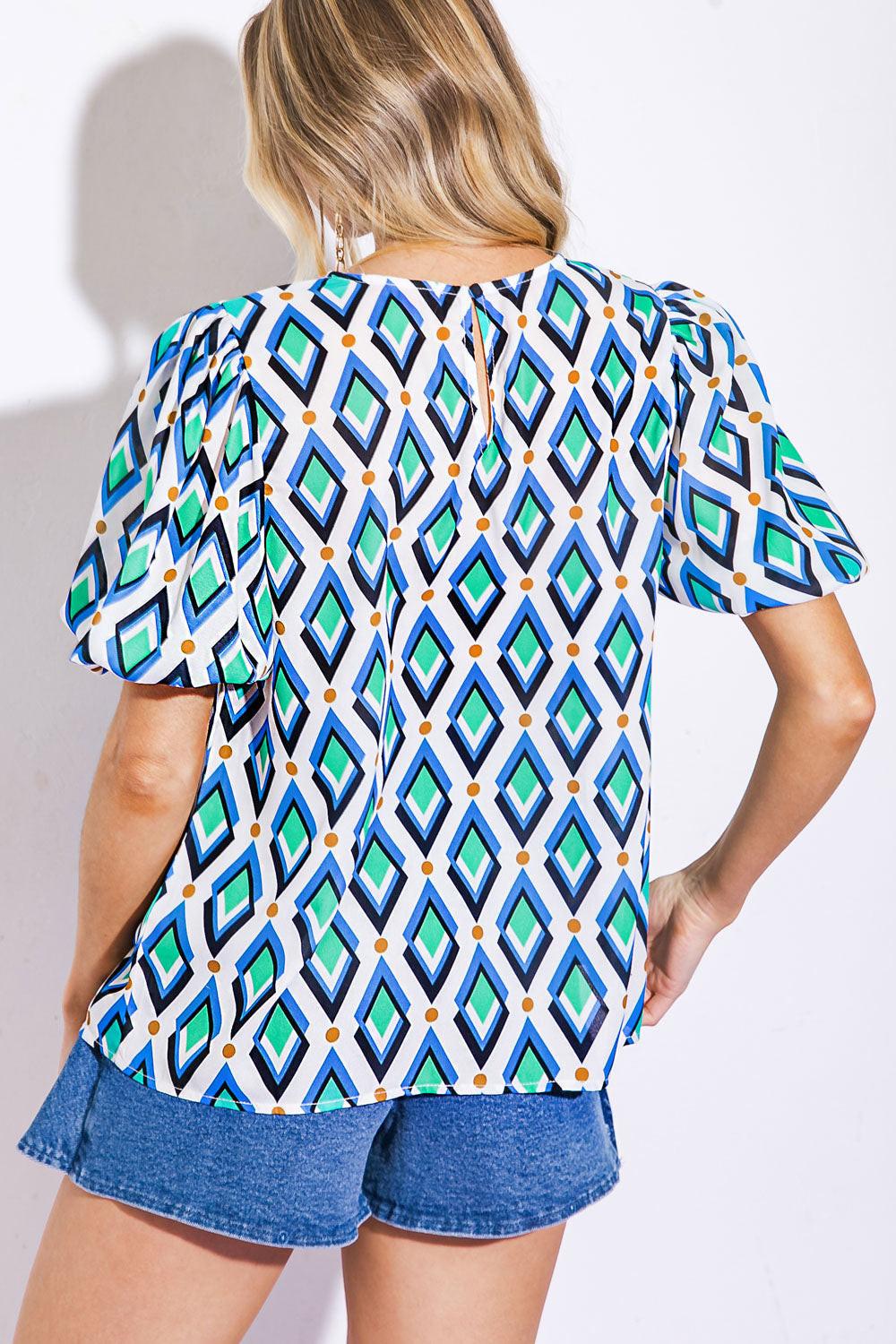 Fresh Take Woven Top from KADOU Boutique