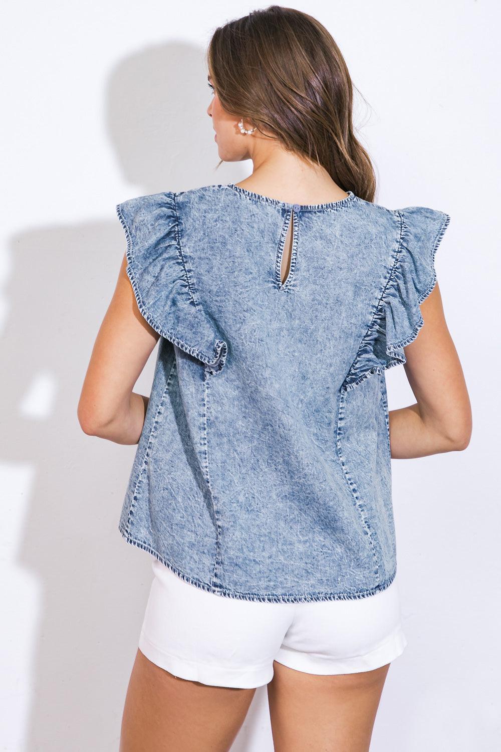 A Magic Moment Woven Top from KADOU Boutique