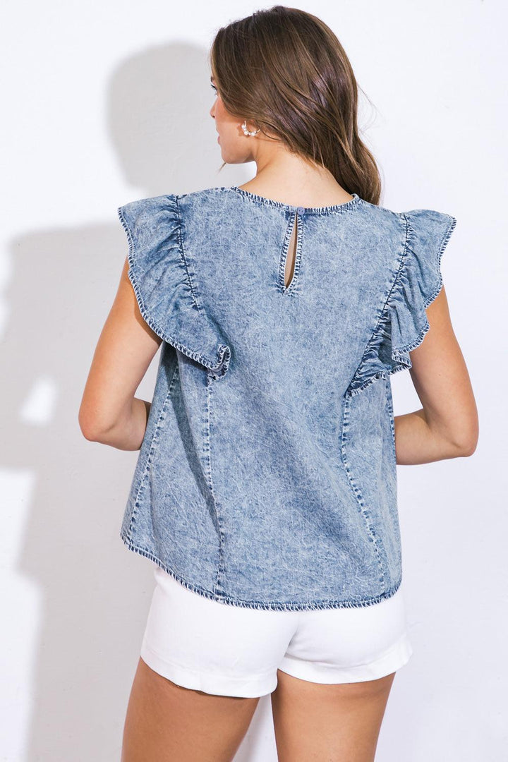 A Magic Moment Woven Top from KADOU Boutique