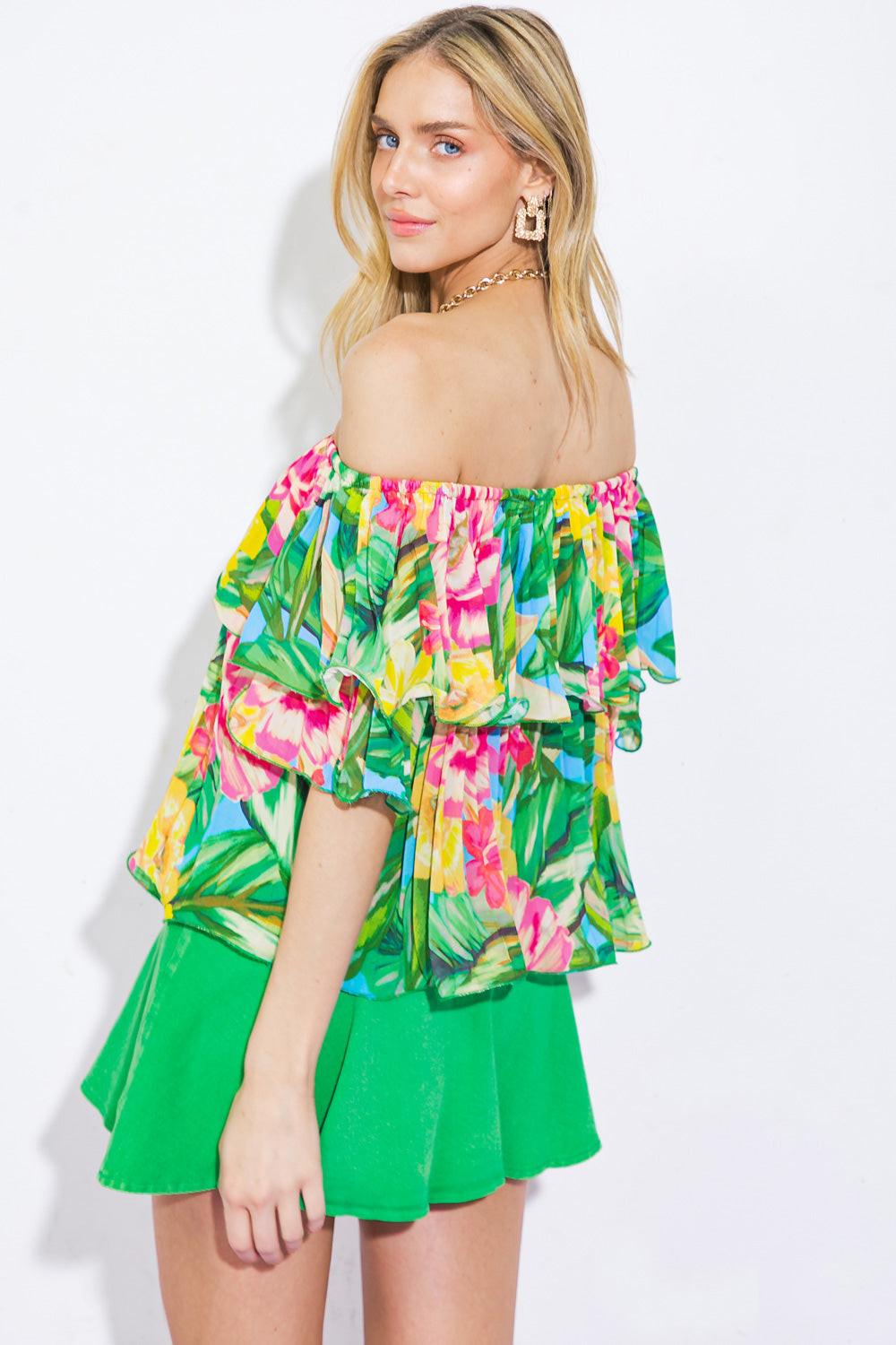 I'll Be Loving You Woven Top from KADOU Boutique