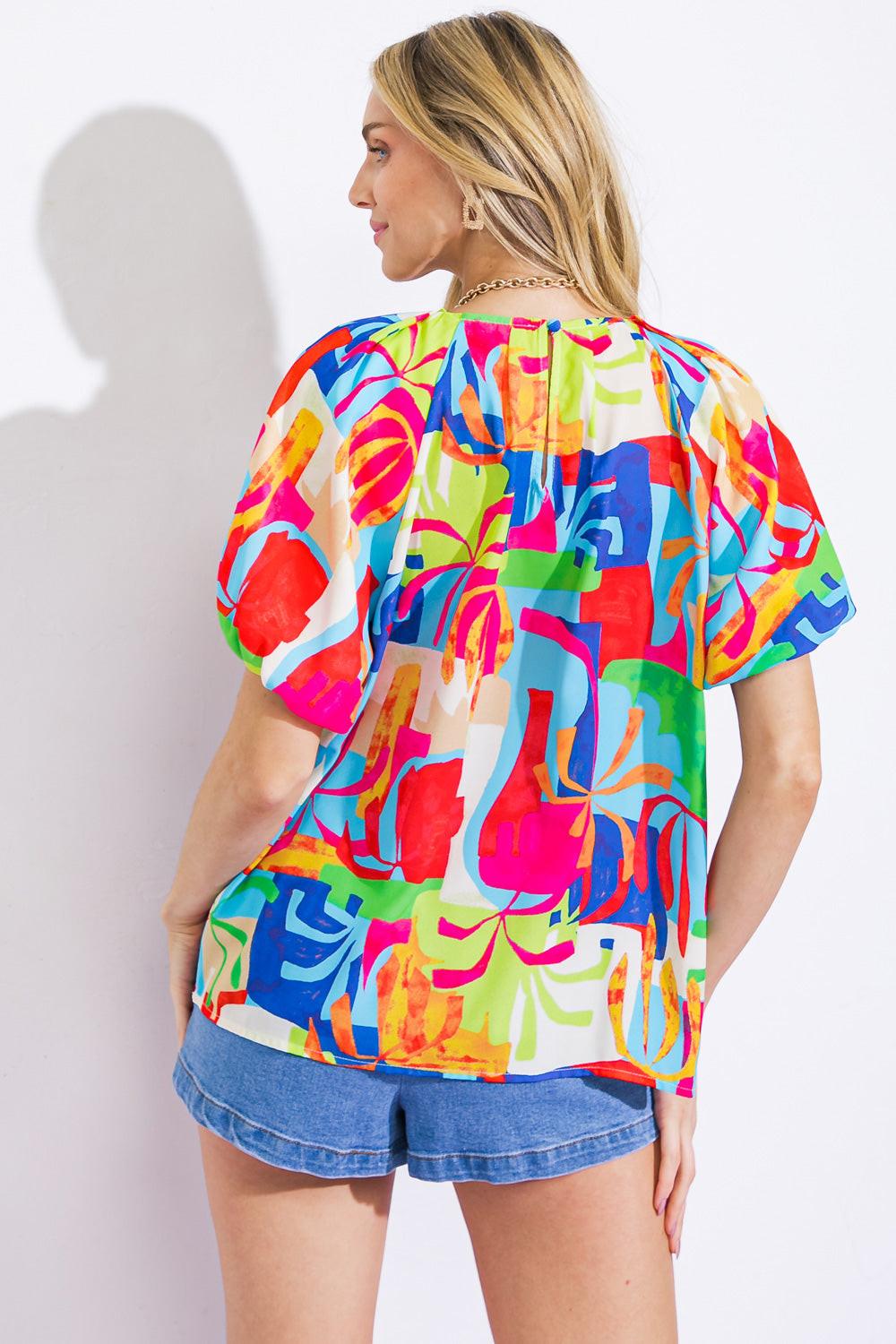 Graceful Beauty Woven Top from KADOU Boutique