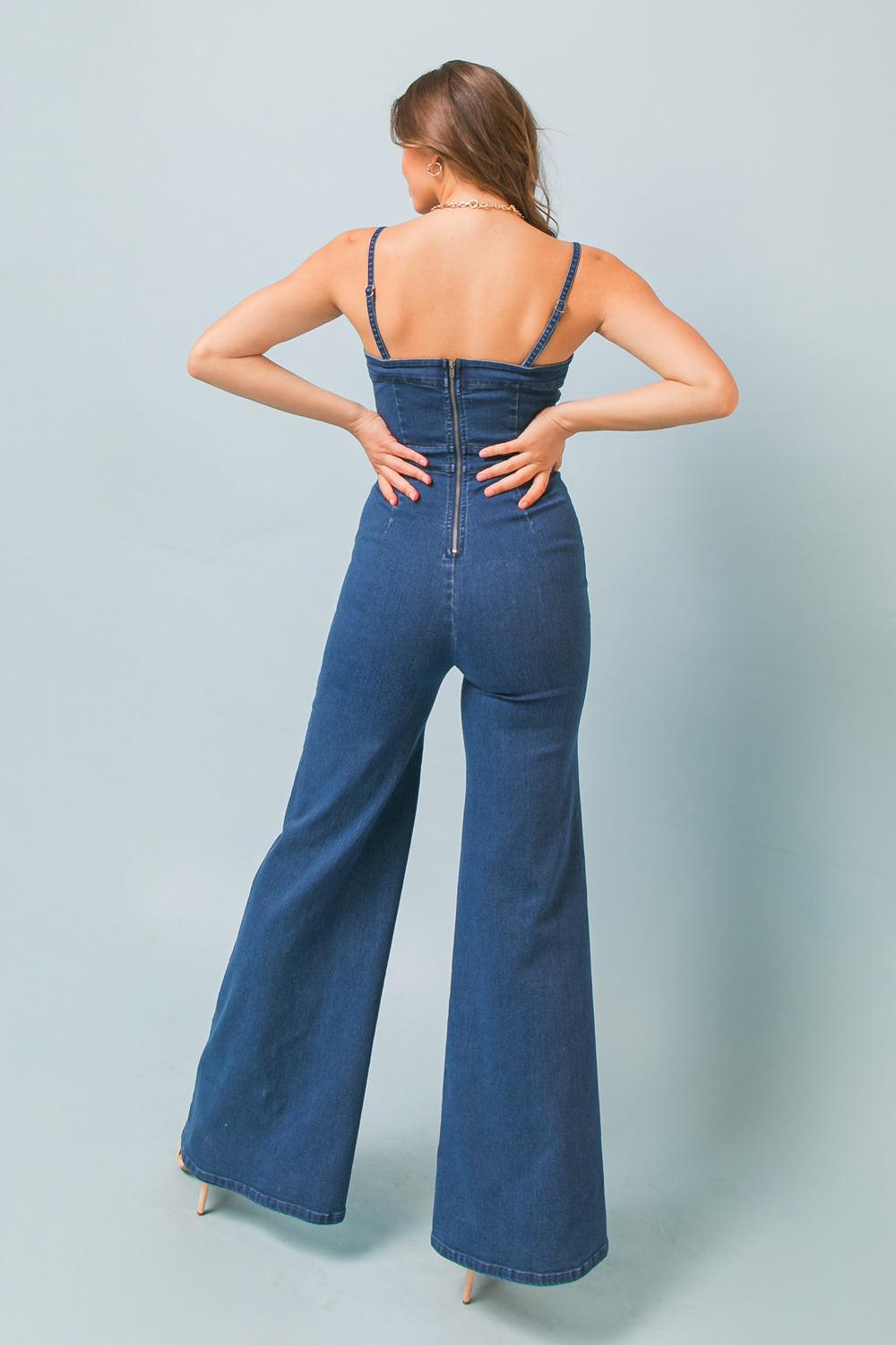 Making Magic Denim Jumpsuit from KADOU Boutique
