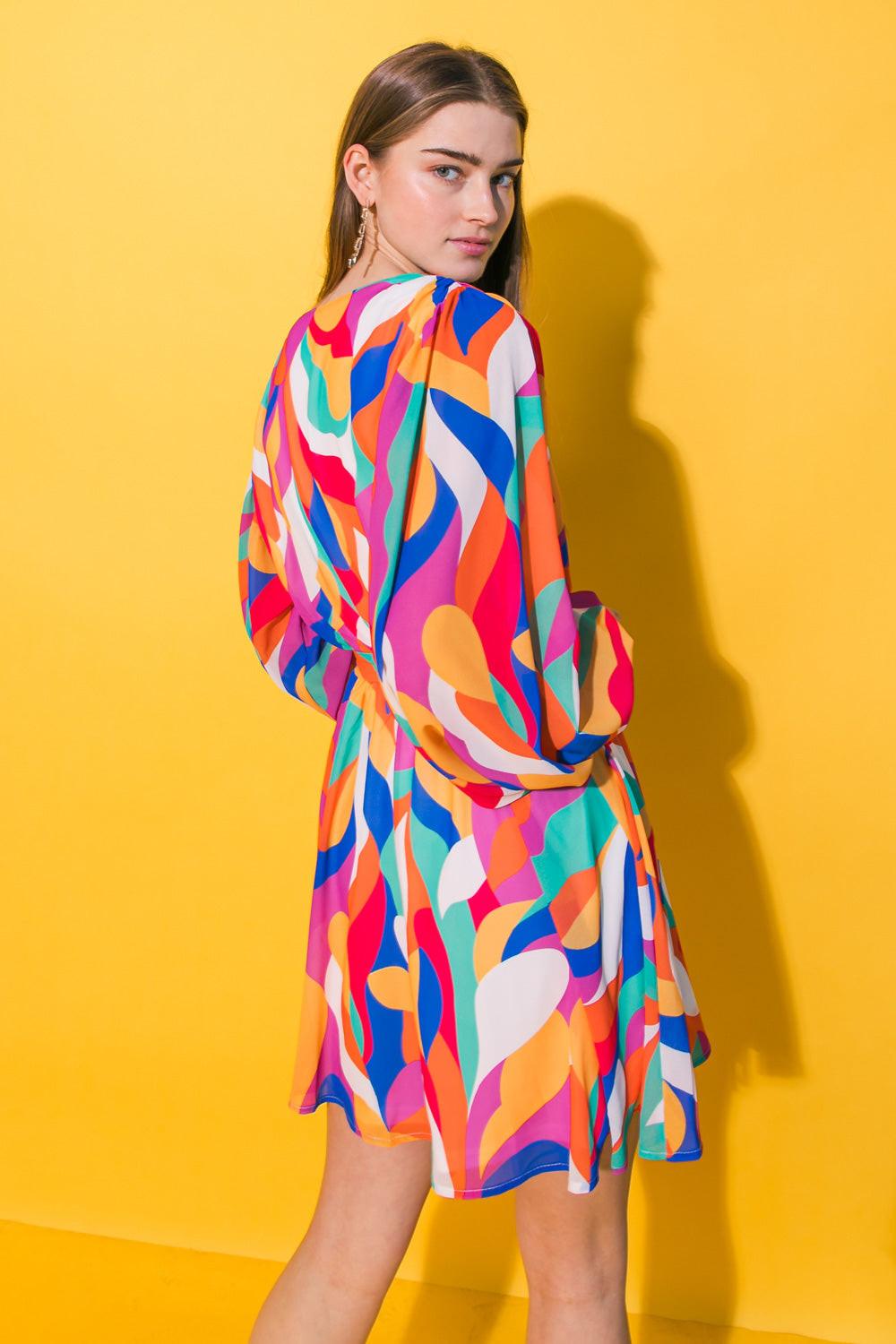 Boston Get Away Woven Mini Dress from KADOU Boutique