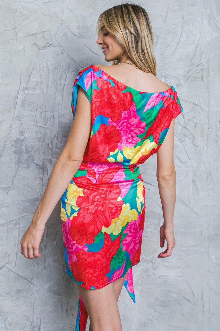 Bloom Season Floral Mini Dress from KADOU Boutique