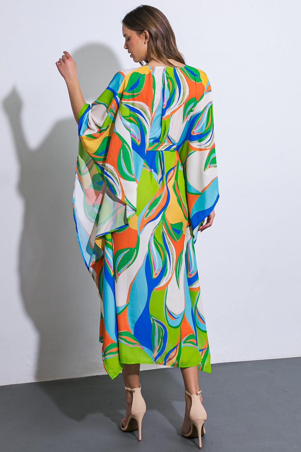 A Beautiful Sight Woven Kaftan Dress from KADOU Boutique