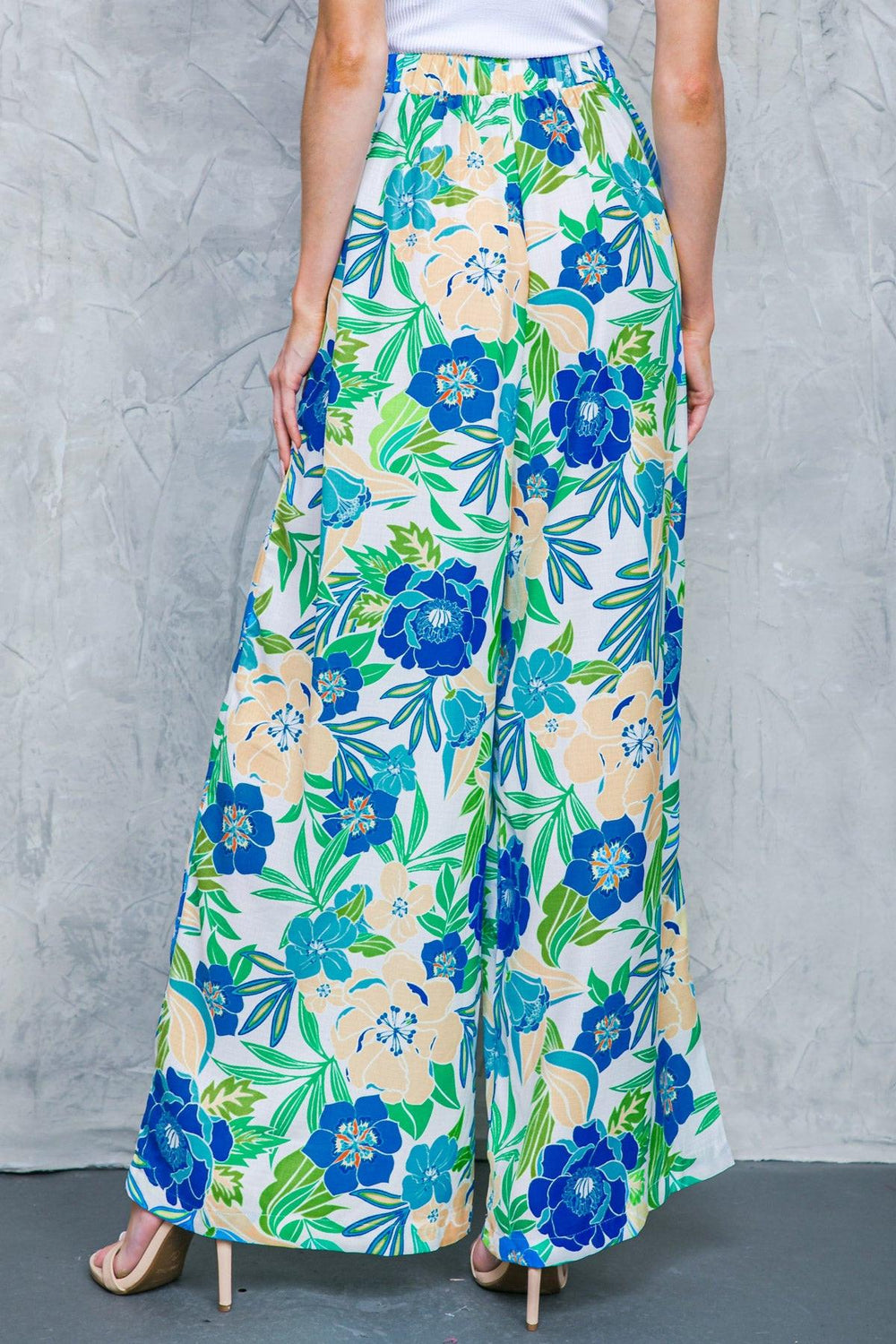 Floral in the World Woven Pants from KADOU Boutique