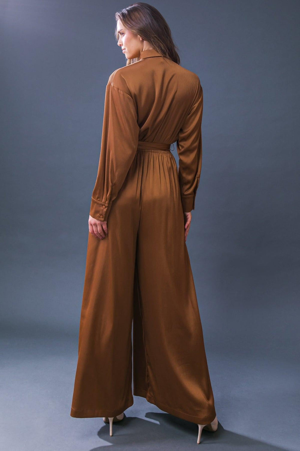 Simply Trendy Woven Jumpsuit from KADOU Boutique