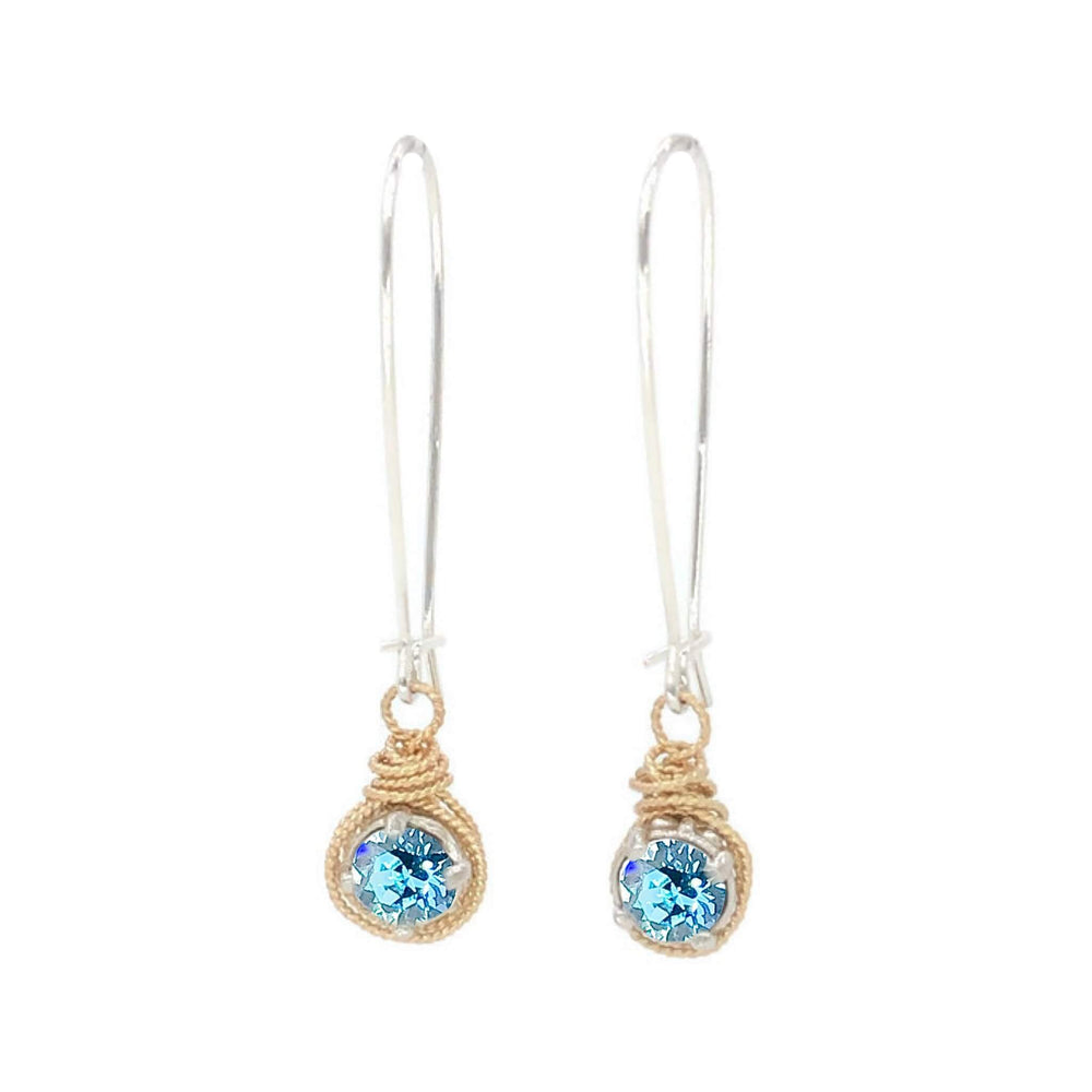 Birthstone Color Earrings from KADOU Boutique