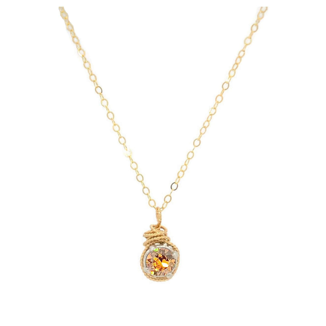 Birthstone Color Necklace