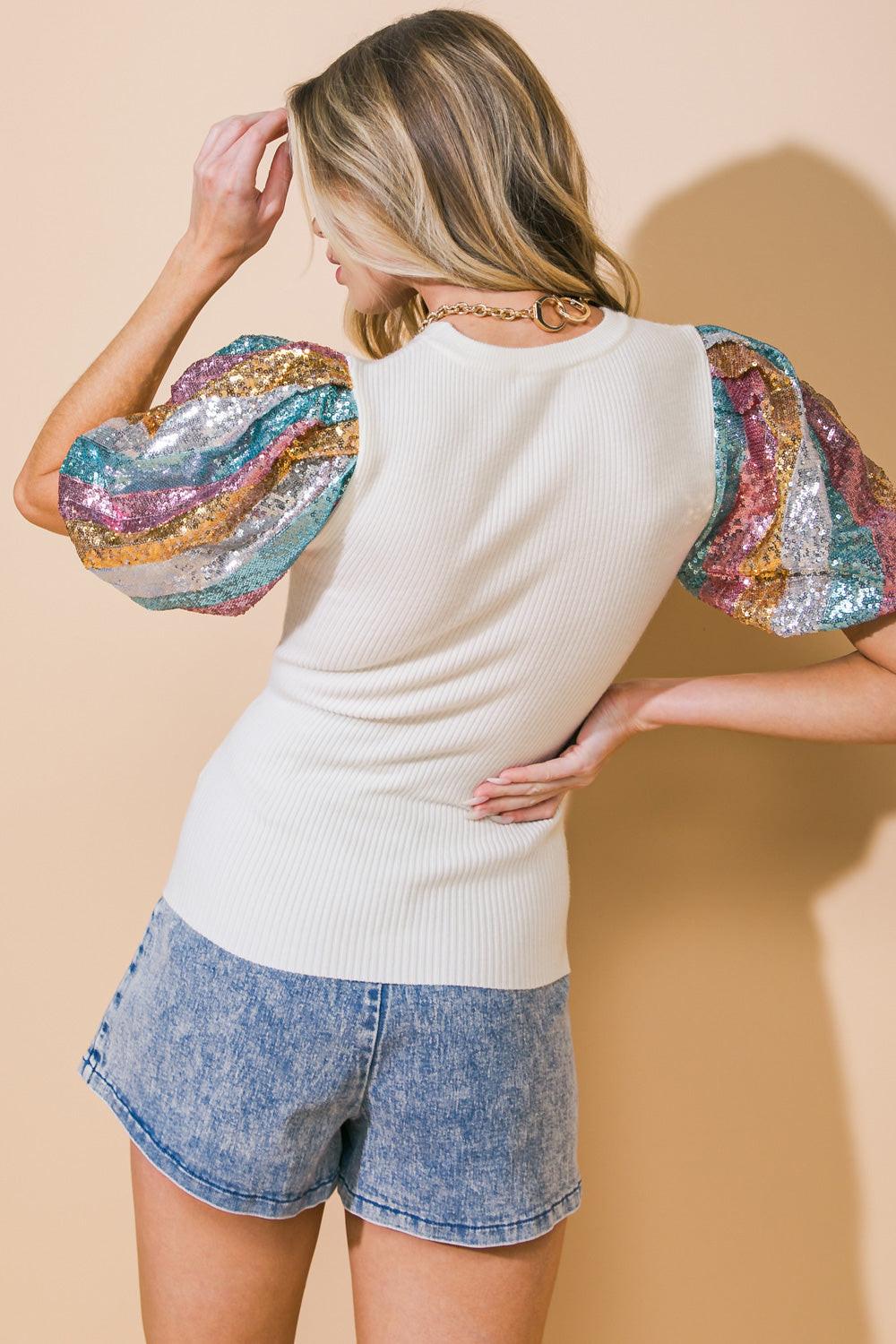 Get Carried Away Sweater Top from KADOU Boutique