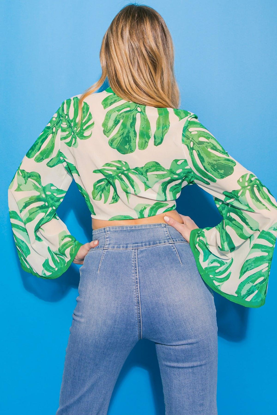 Eyes On Paradise Floral Woven Top from KADOU Boutique