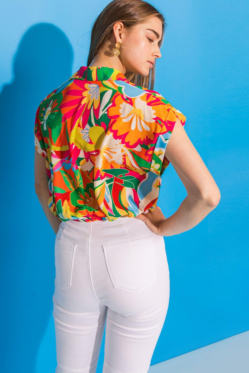 Sweet Dreams Floral Woven Top from KADOU Boutique