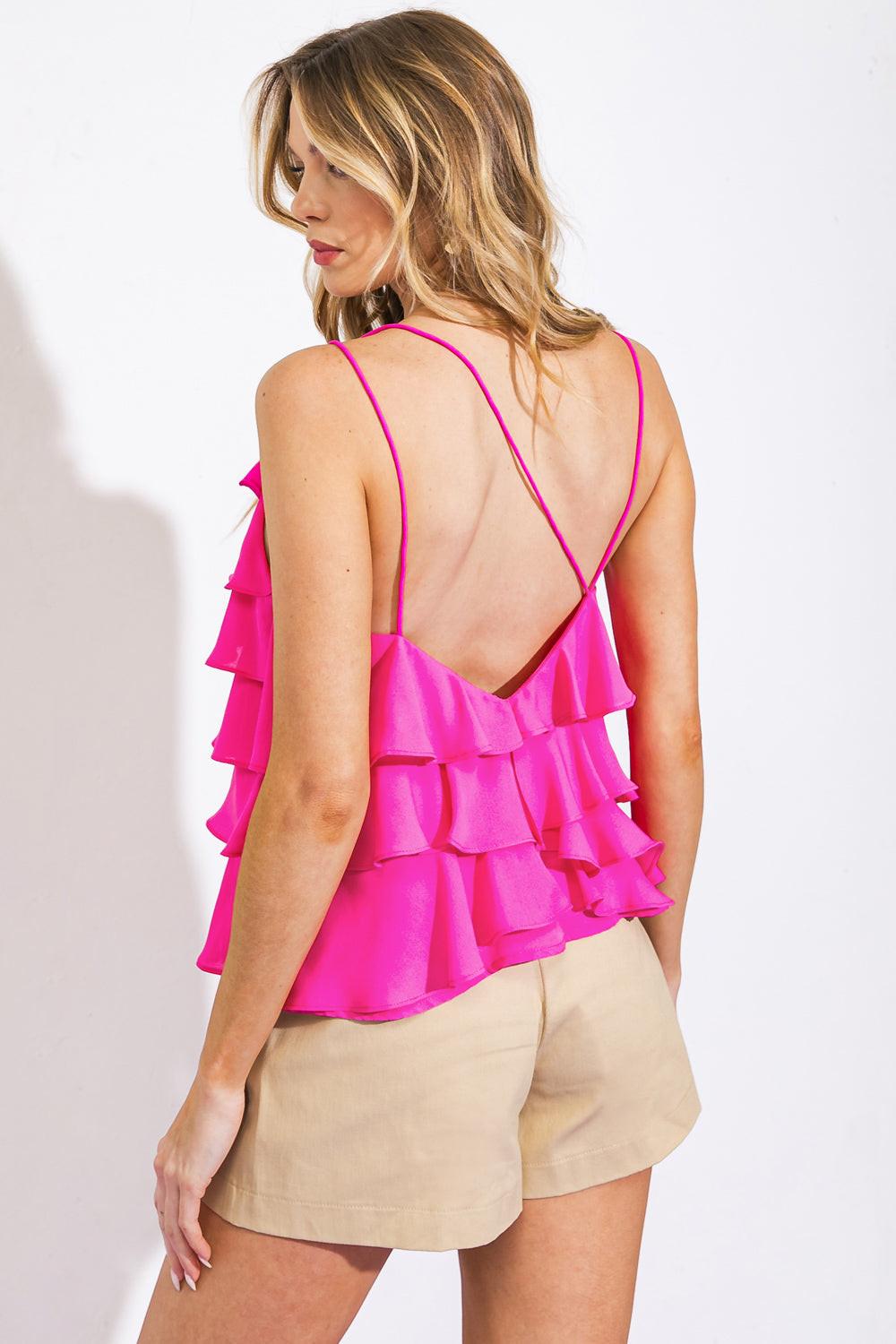 Last in the Waves Woven Top from KADOU Boutique