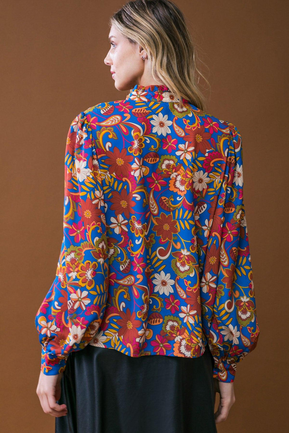 Impressive Blossom Woven Top from KADOU Boutique